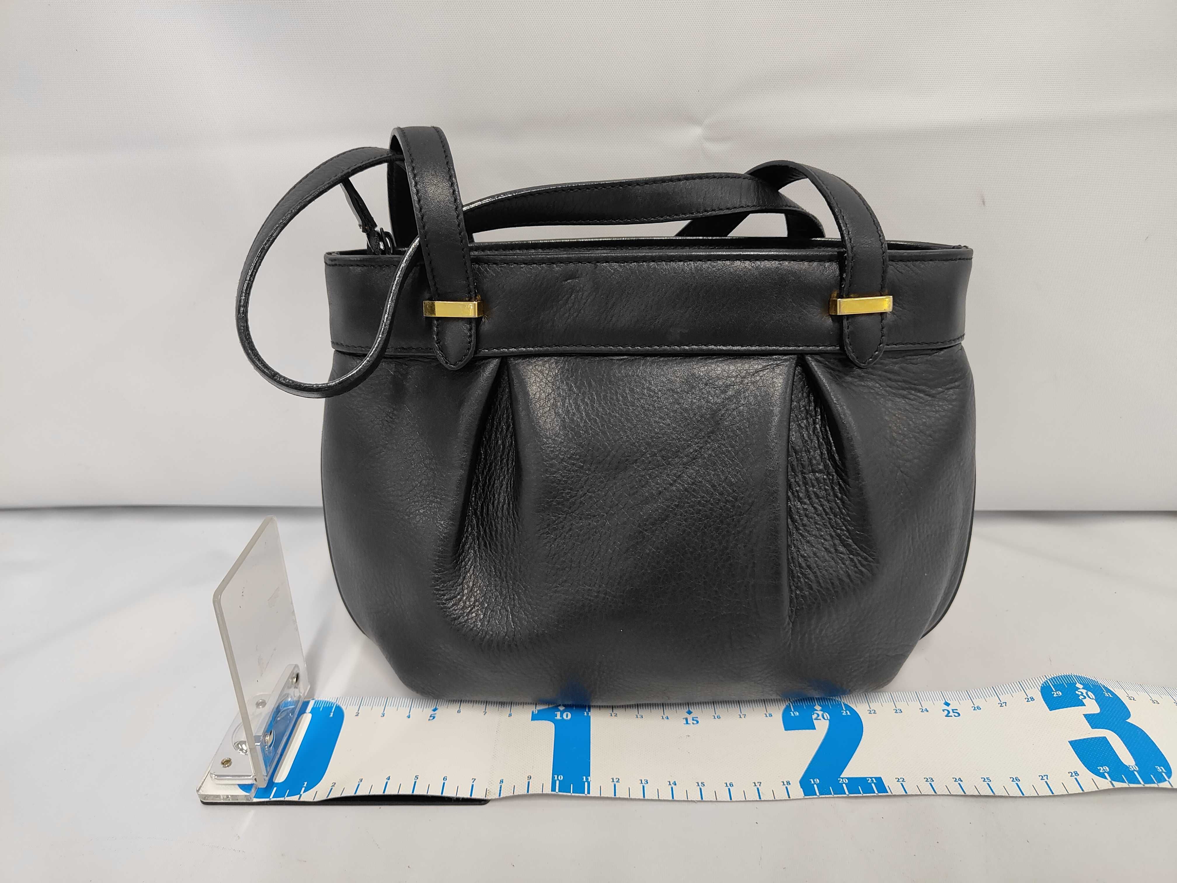 Old Vintage Macadam Leather Handbag — view 2
