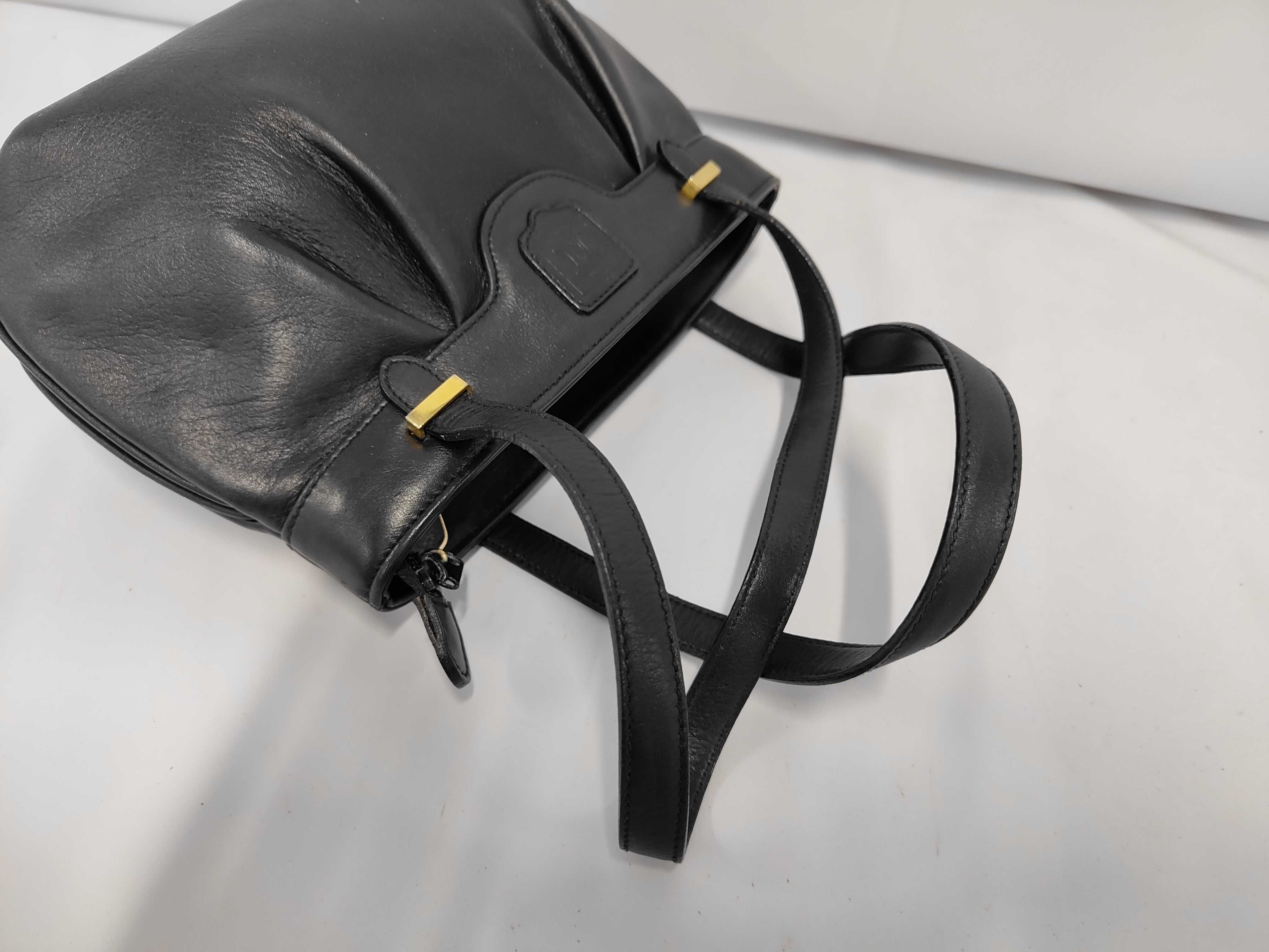 Old Vintage Macadam Leather Handbag — view 5