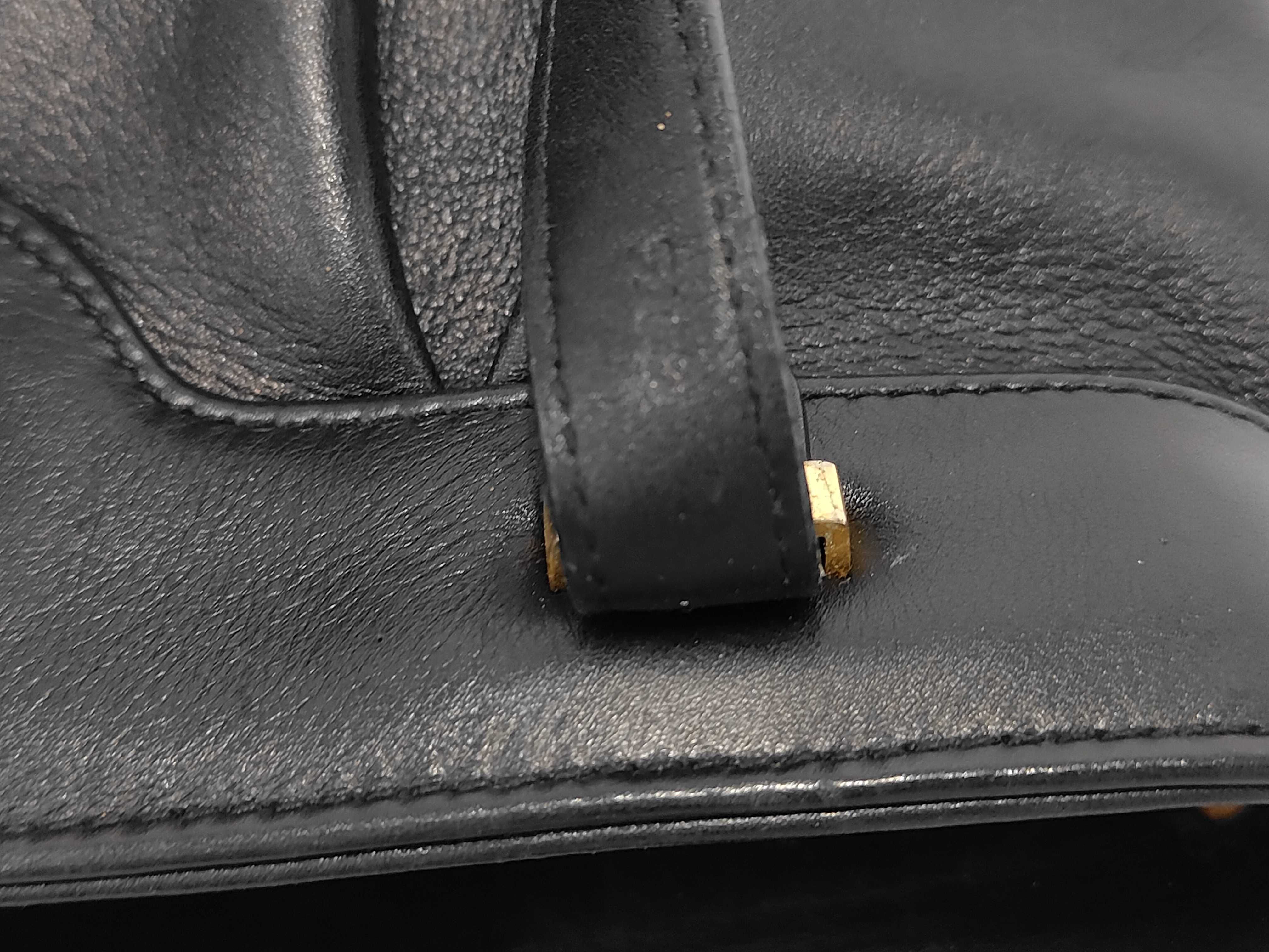 Old Vintage Macadam Leather Handbag — view 7