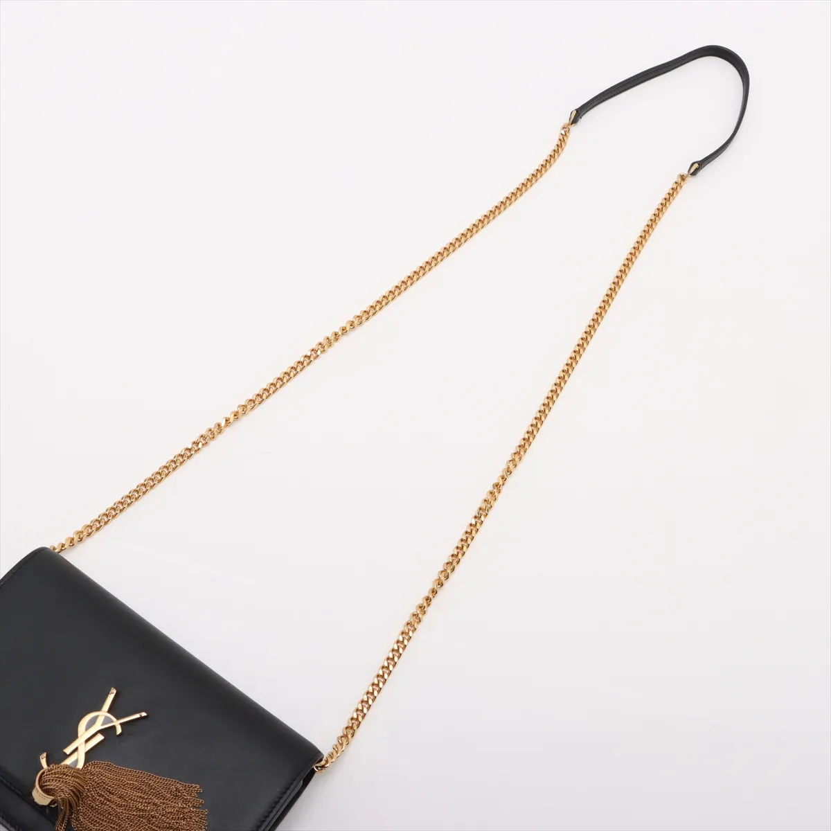 Kate Leather Chain Wallet Black 452159 — view 5