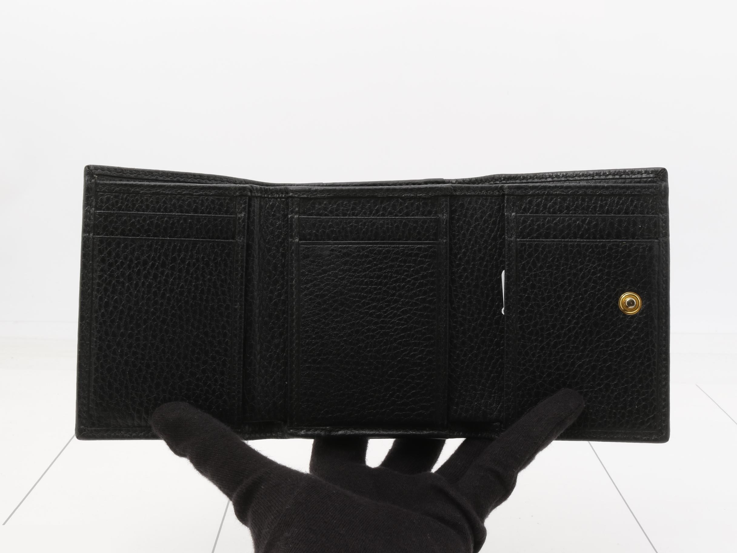 Marmont Tri-fold Wallet, Black, 474746, 2091 — view 4