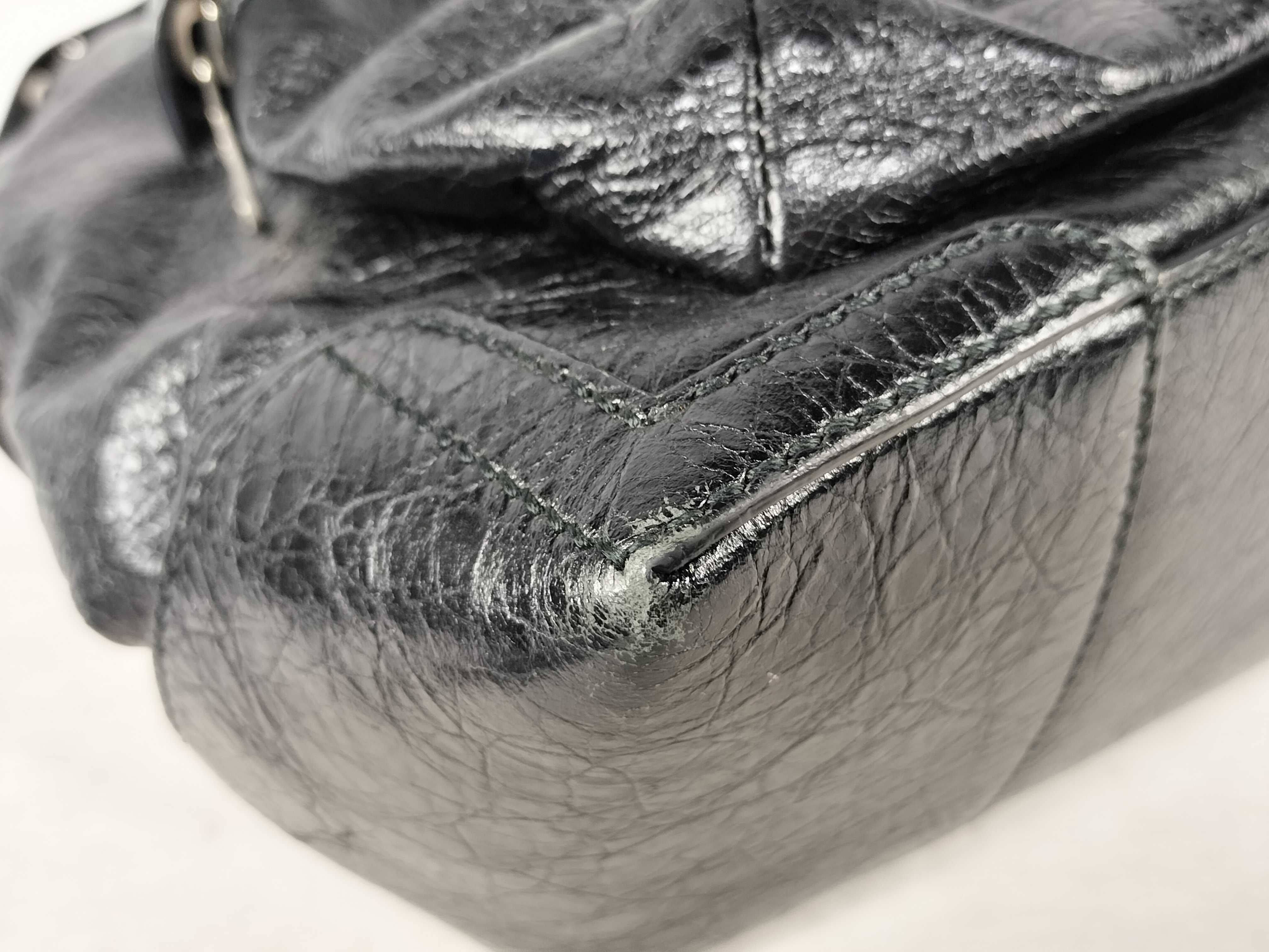 Leather Backpack Black Rucksack — view 7