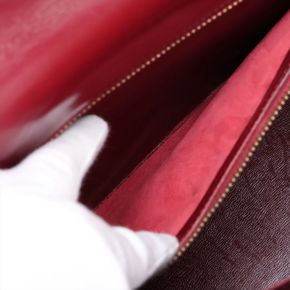 [Individually packaged] Hermes Kelly 32 Sellier Box Calf Rouge H Gold Hardware S: 1989 — view 8