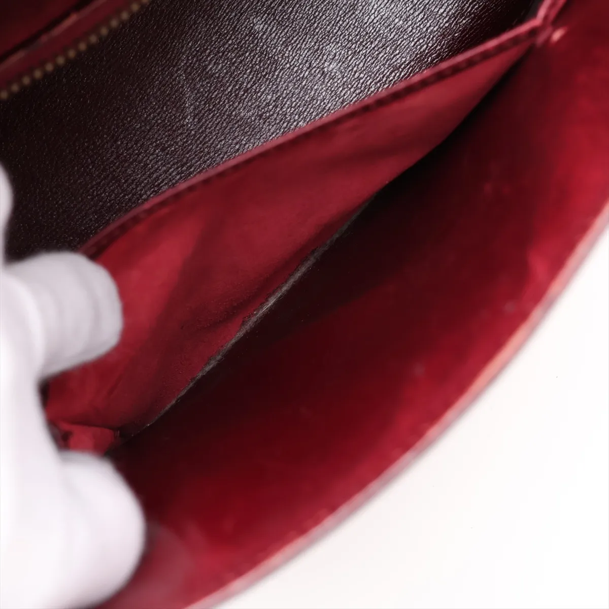 [Individually packaged] Hermes Kelly 32 Sellier Box Calf Rouge H Gold Hardware S: 1989 — view 9