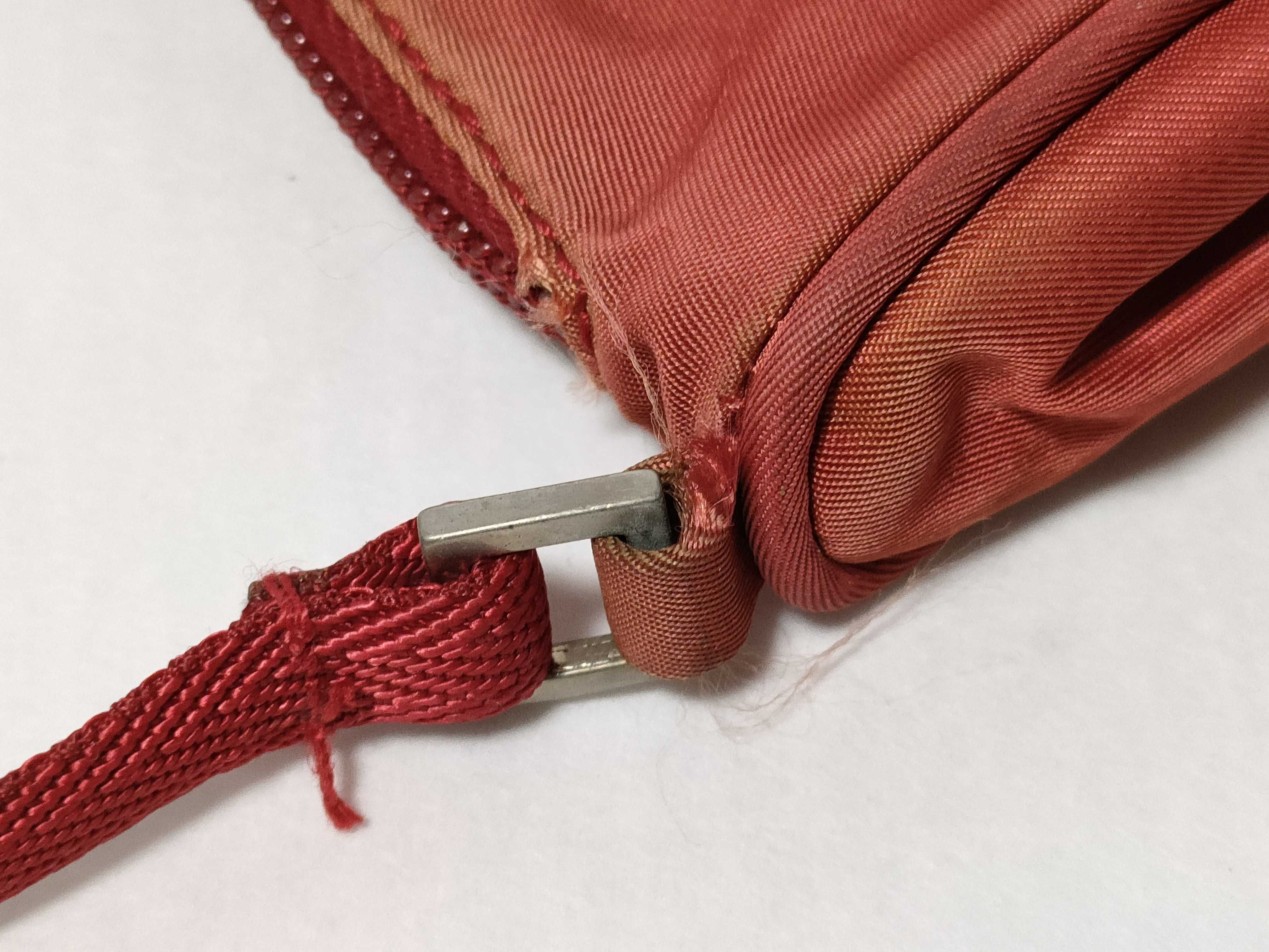 Nylon Accessory Pouch, Red Pouch — view 5