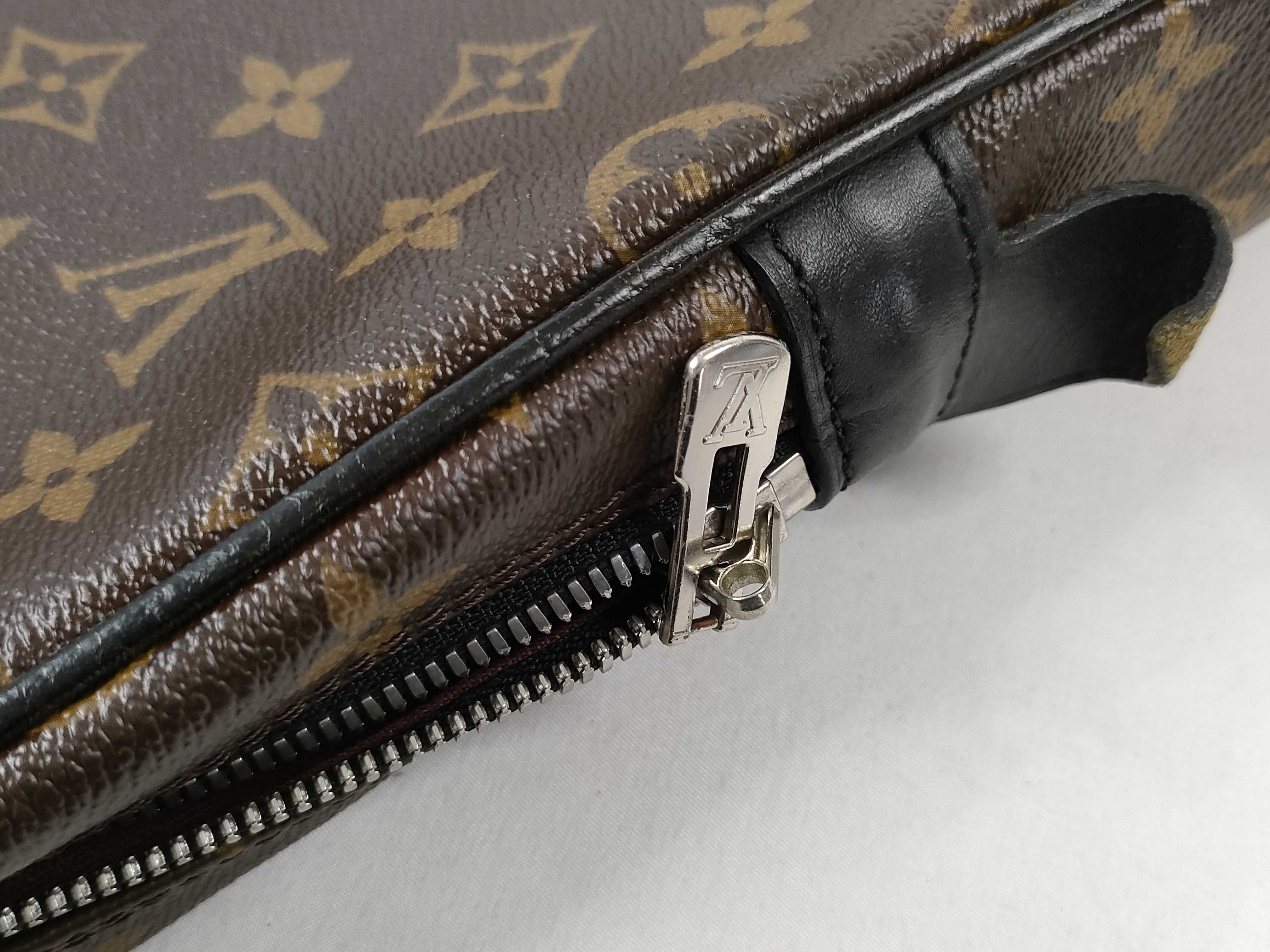 Monogram Macassar Louis Vuitton Monogram Macassar Port Document Voyage M40225 Business Bag — view 13