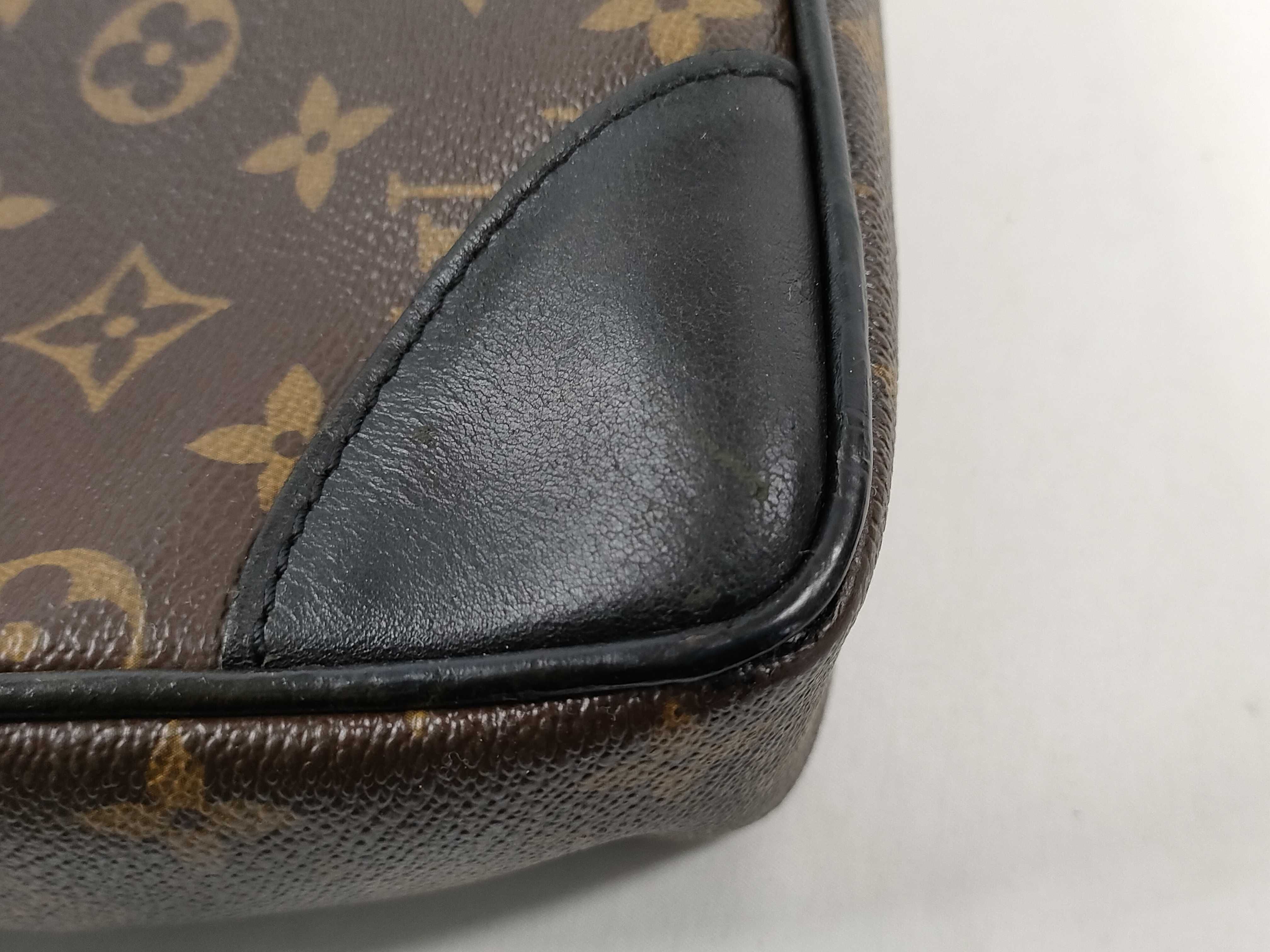 Monogram Macassar Louis Vuitton Monogram Macassar Port Document Voyage M40225 Business Bag — view 14