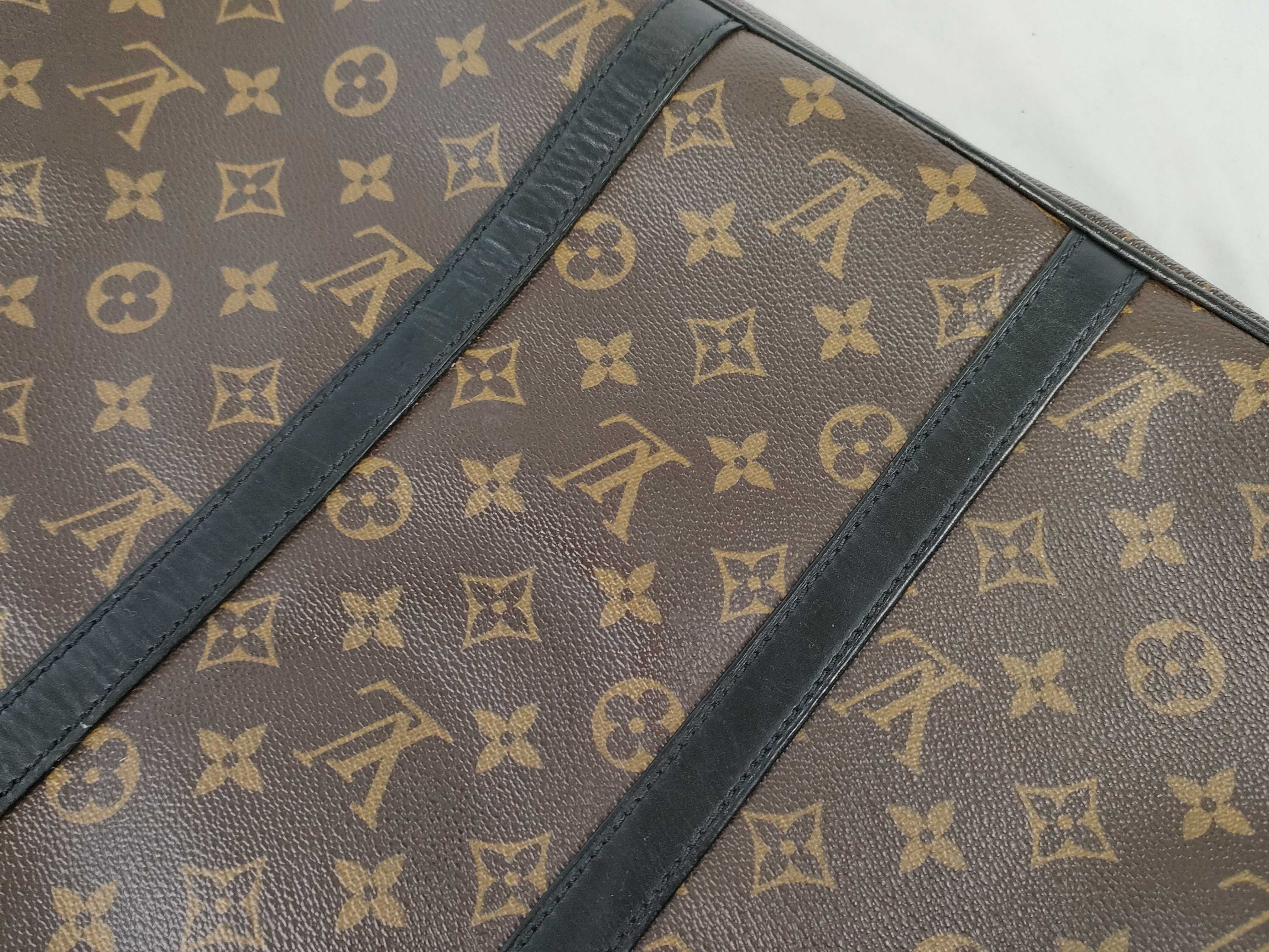 Monogram Macassar Louis Vuitton Monogram Macassar Port Document Voyage M40225 Business Bag — view 15