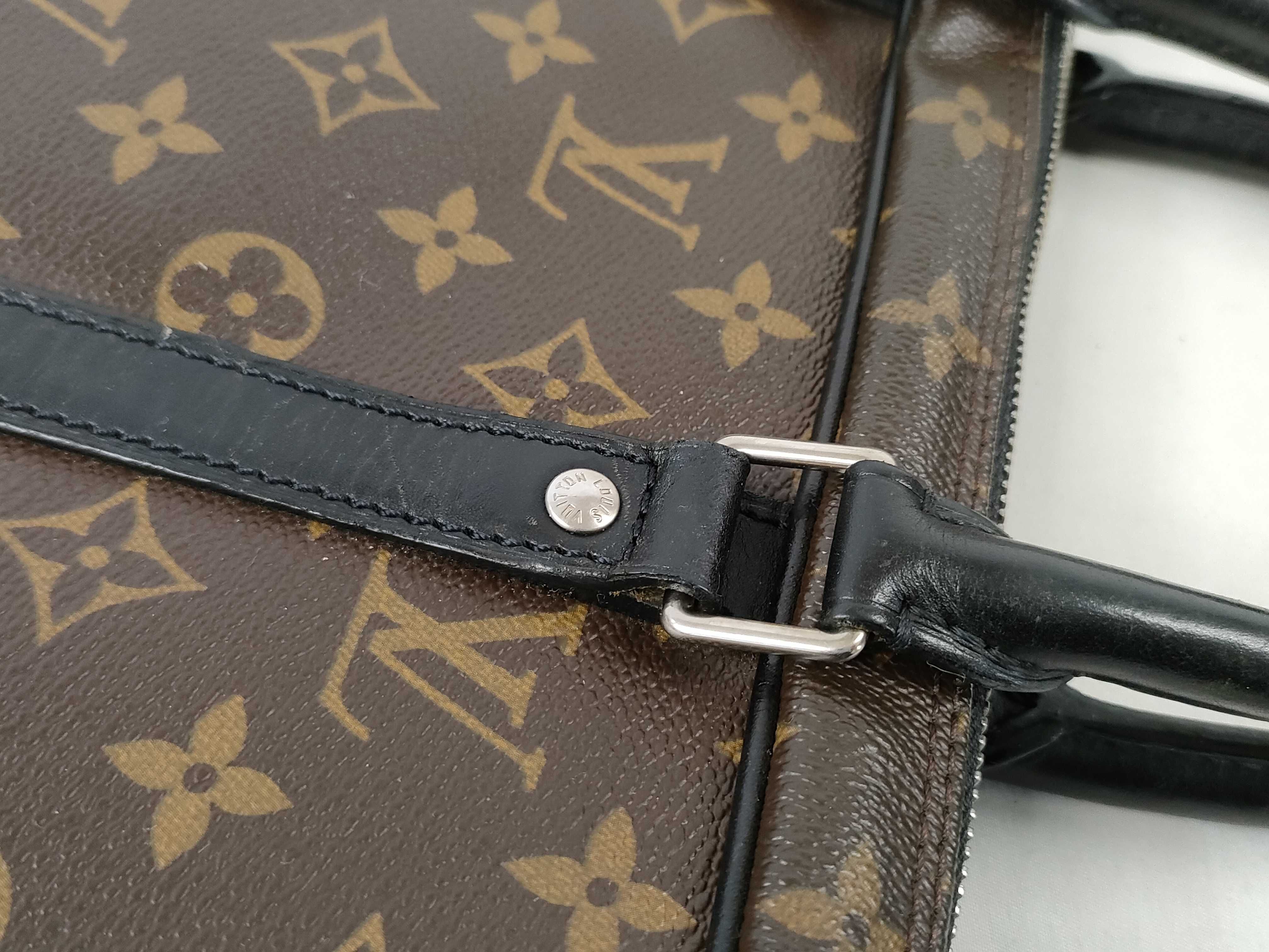 Monogram Macassar Louis Vuitton Monogram Macassar Port Document Voyage M40225 Business Bag — view 5