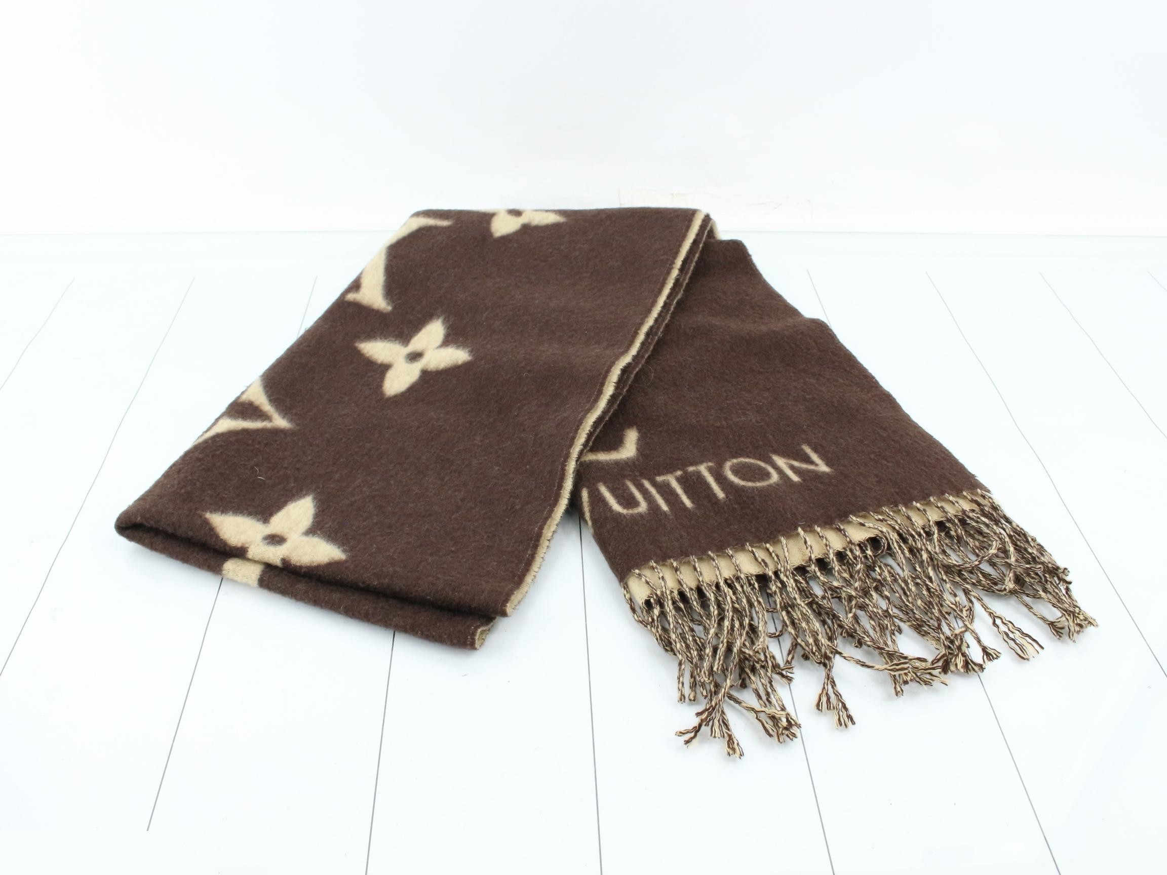 Scarf, Reykjavik, Monogram, 100% Cashmere — view 3