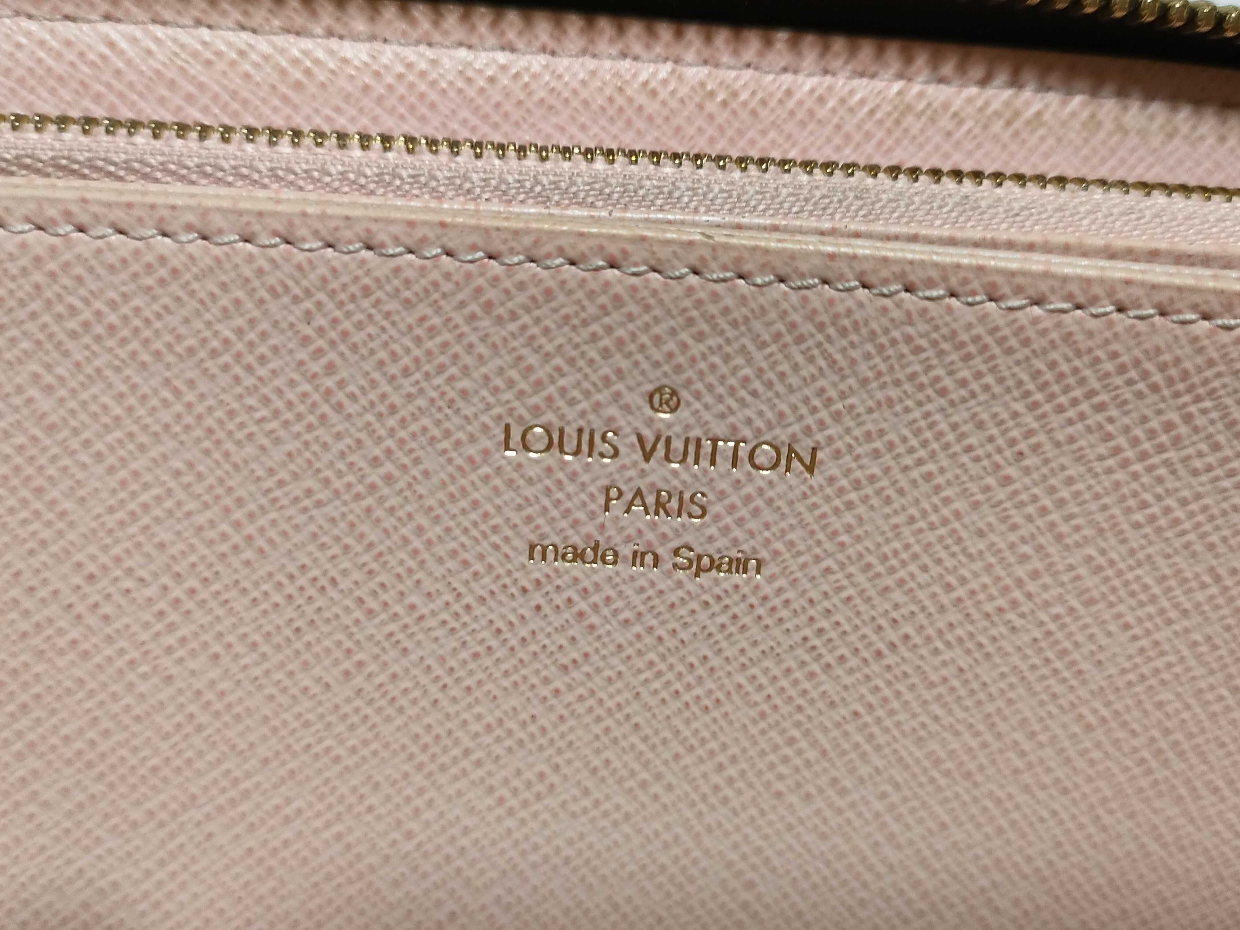 Damier Zippy Rose Ballet Wallet with Gold Hardware GI2198 — view 11