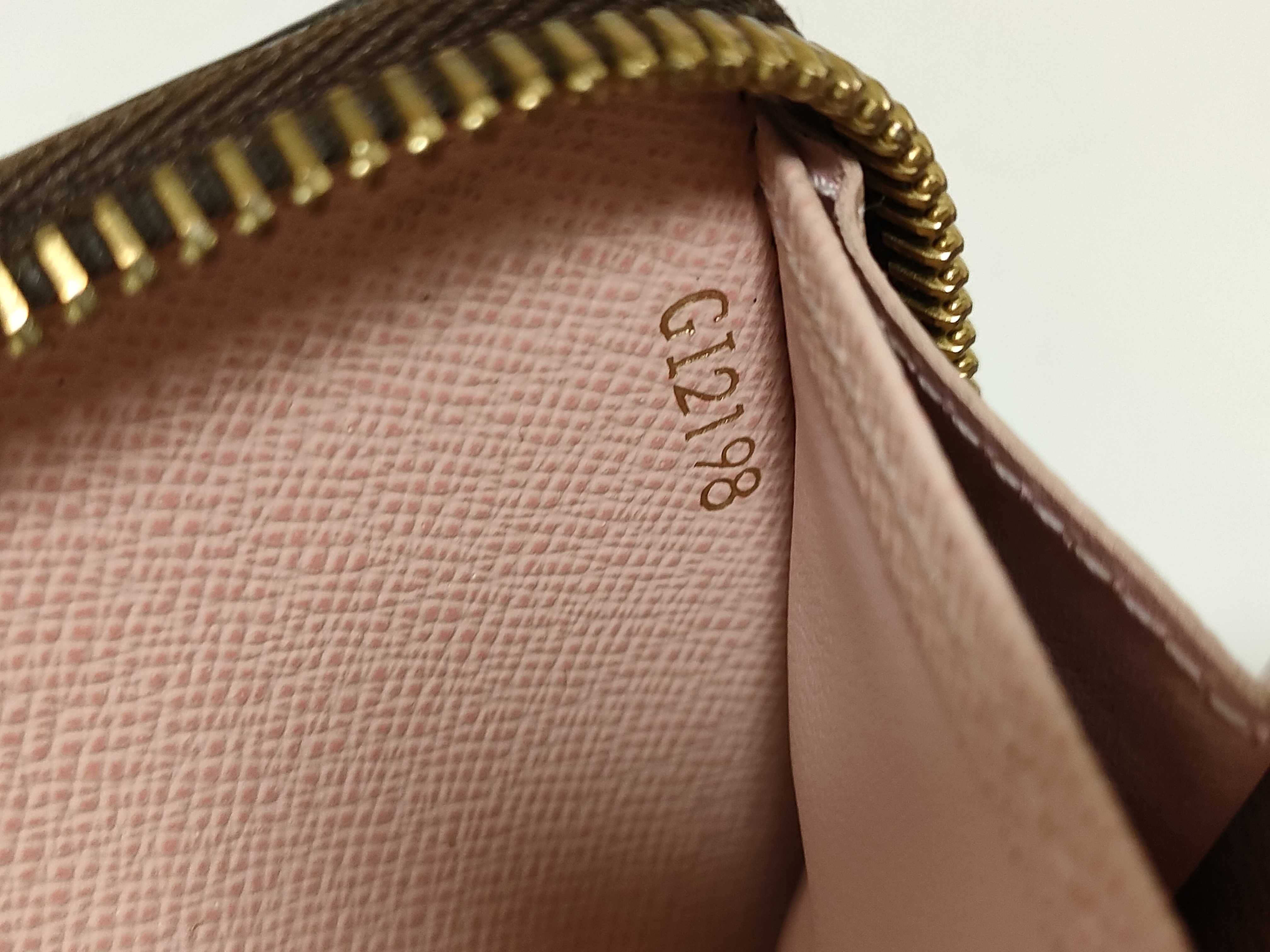 Damier Zippy Rose Ballet Wallet with Gold Hardware GI2198 — view 12