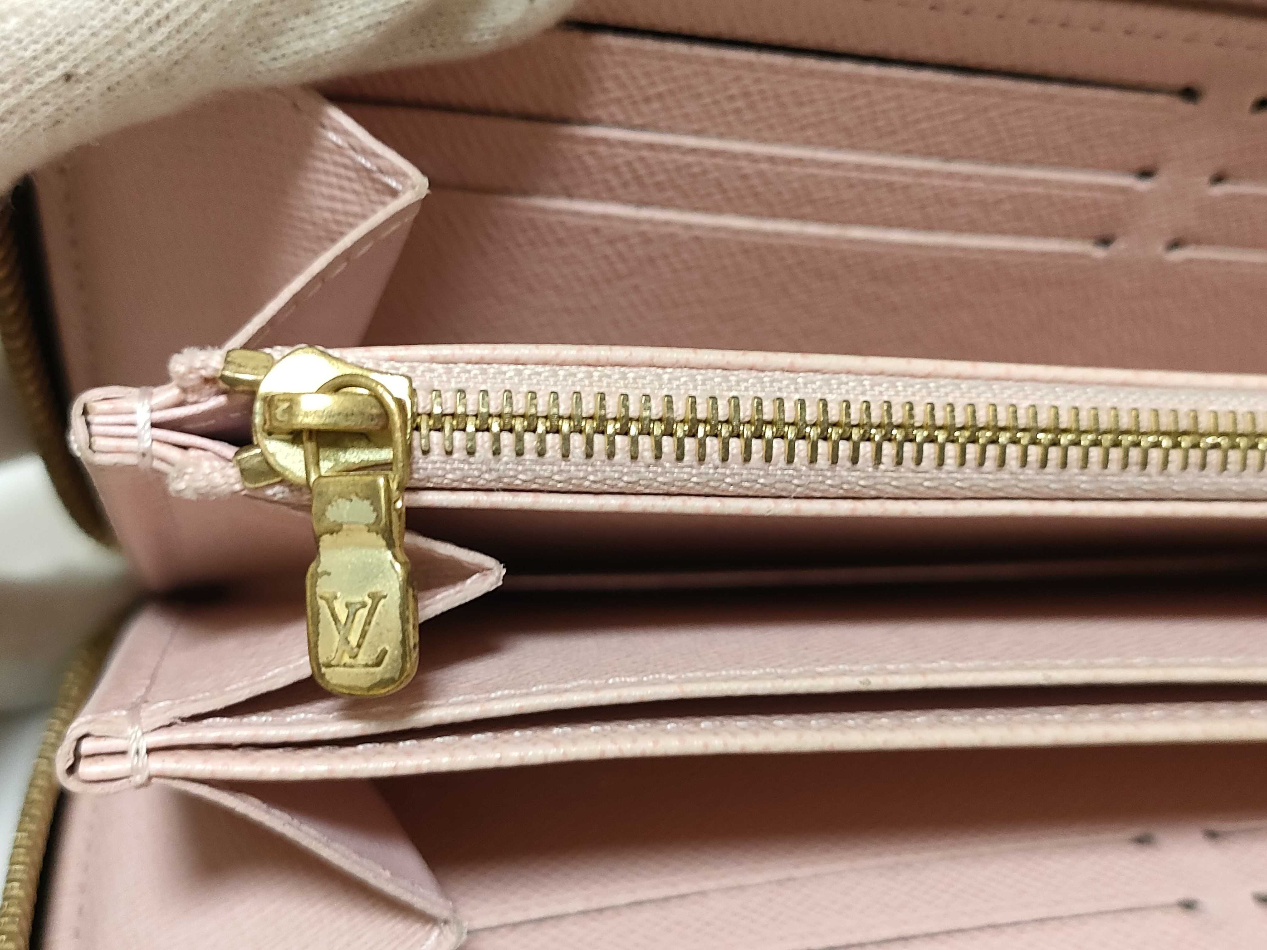 Damier Zippy Rose Ballet Wallet with Gold Hardware GI2198 — view 7
