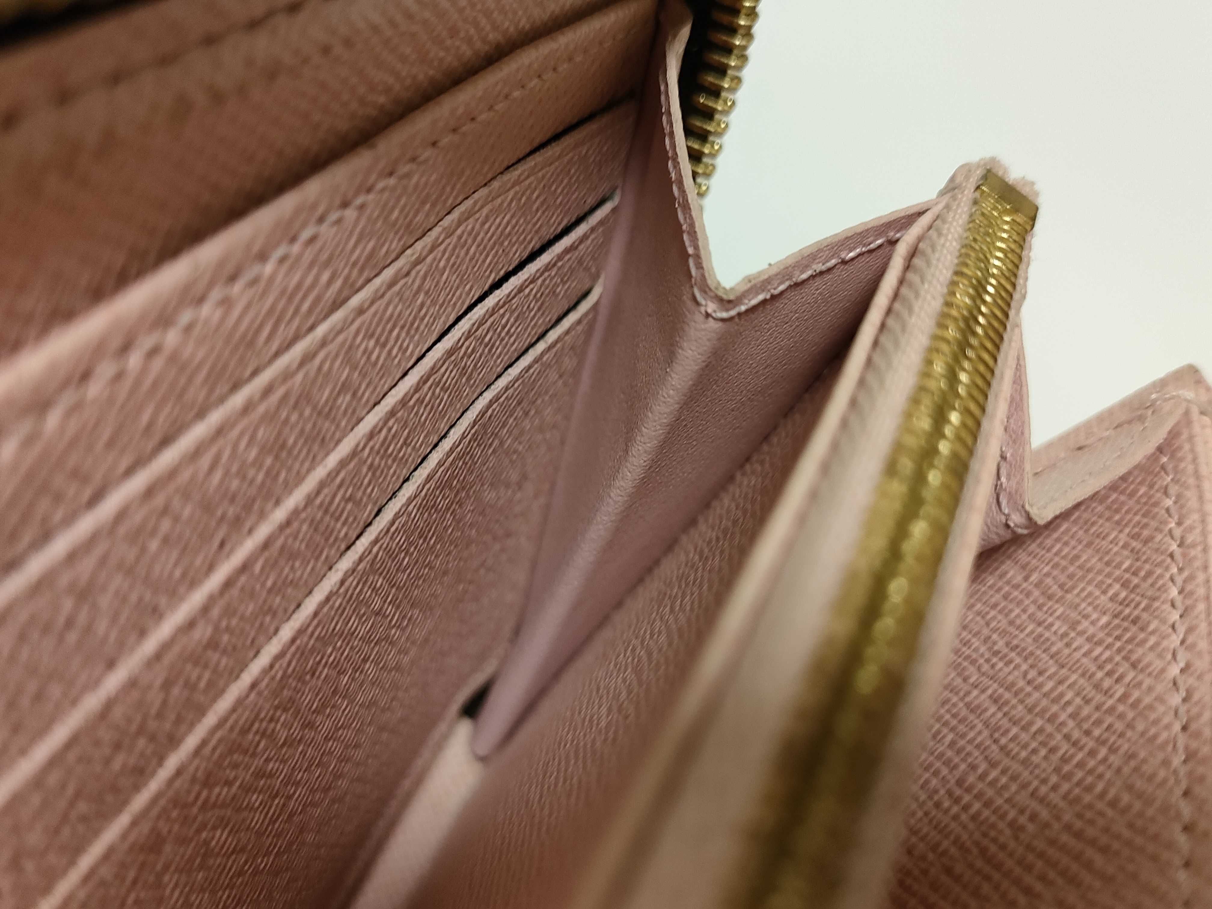 Damier Zippy Rose Ballet Wallet with Gold Hardware GI2198 — view 8