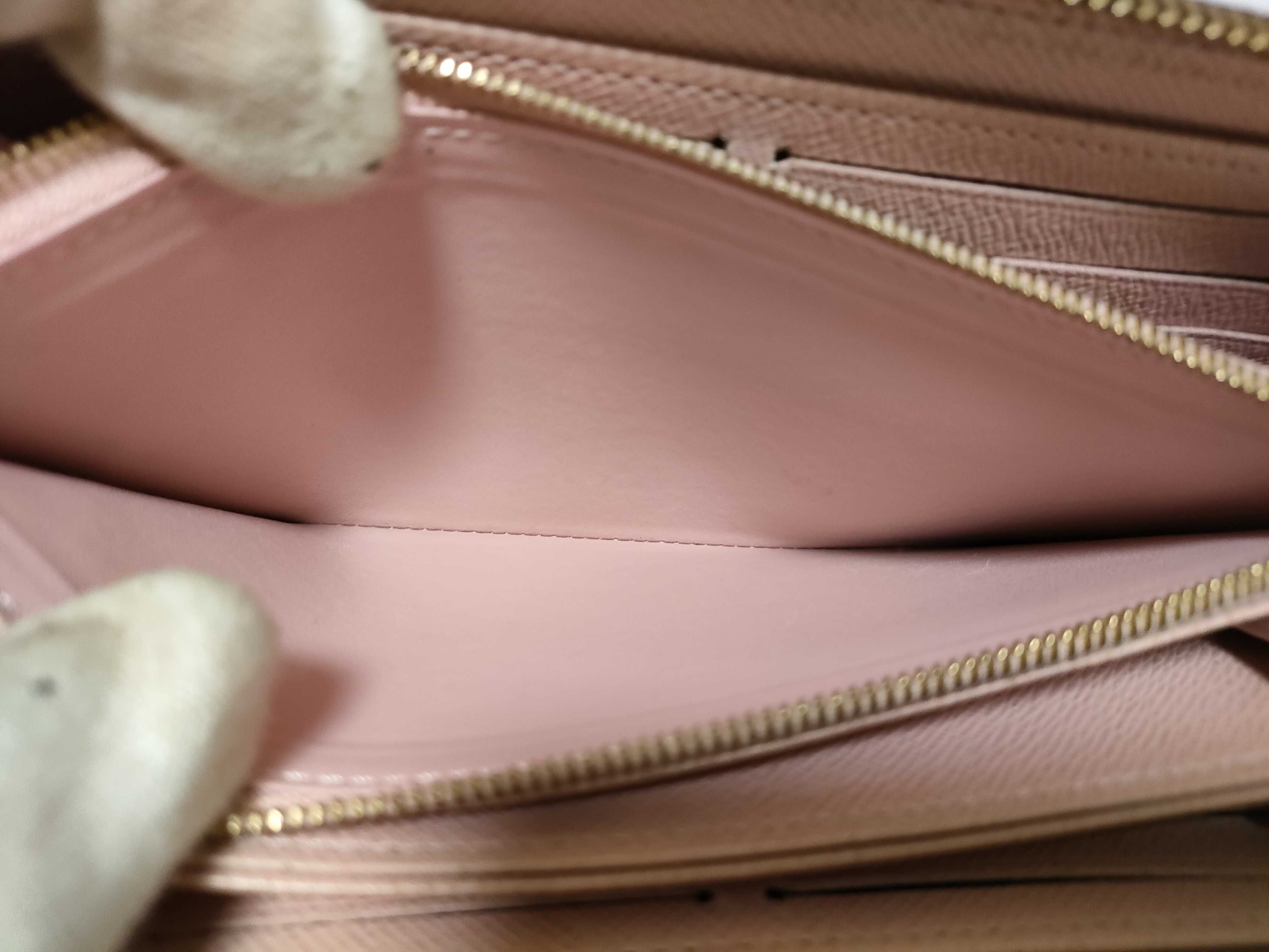 Damier Zippy Rose Ballet Wallet with Gold Hardware GI2198 — view 9