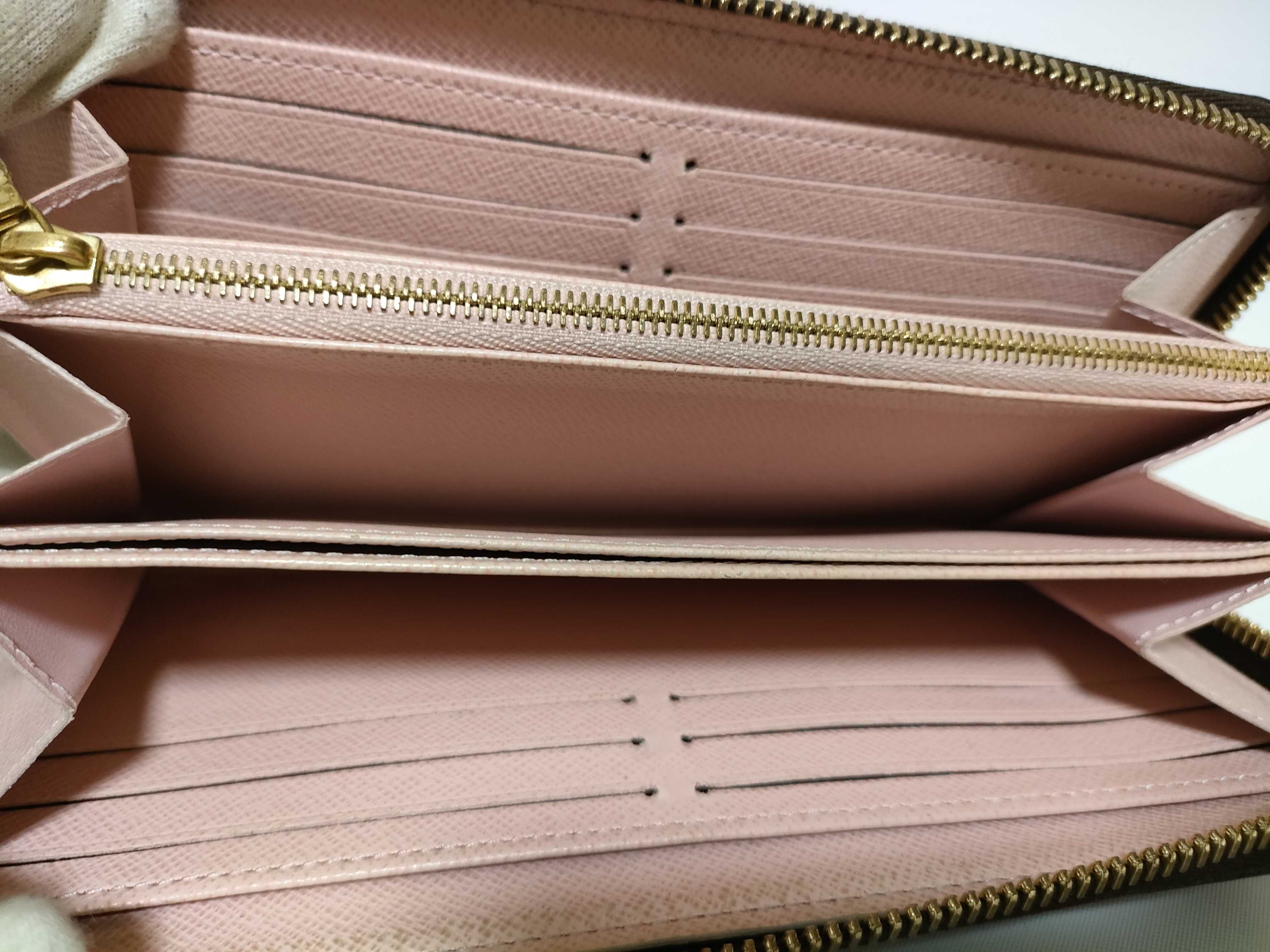 Damier Zippy Rose Ballet Wallet with Gold Hardware GI2198 — view 10