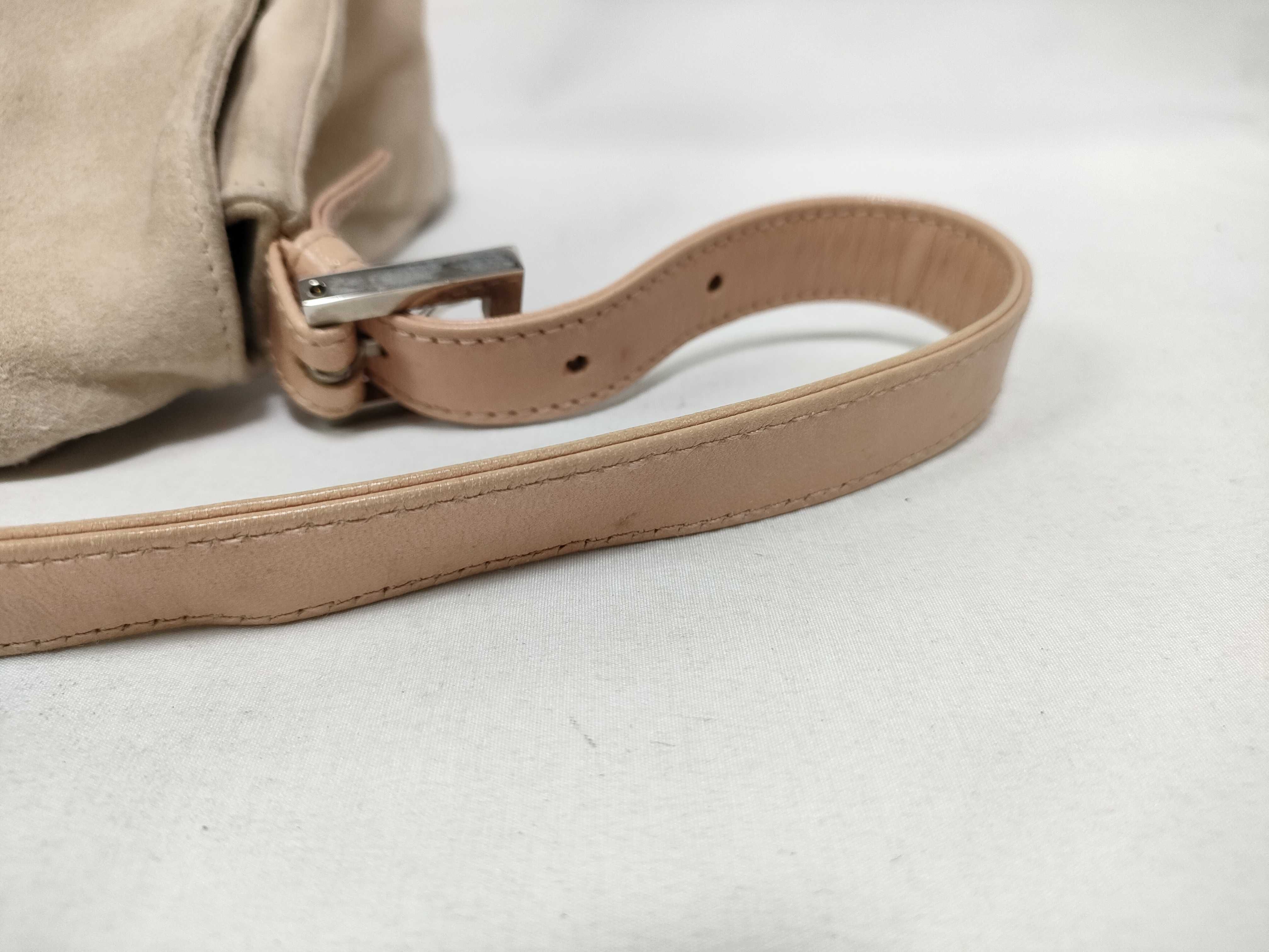 Mamma Bucket Suede Pink Shoulder Bag — view 11