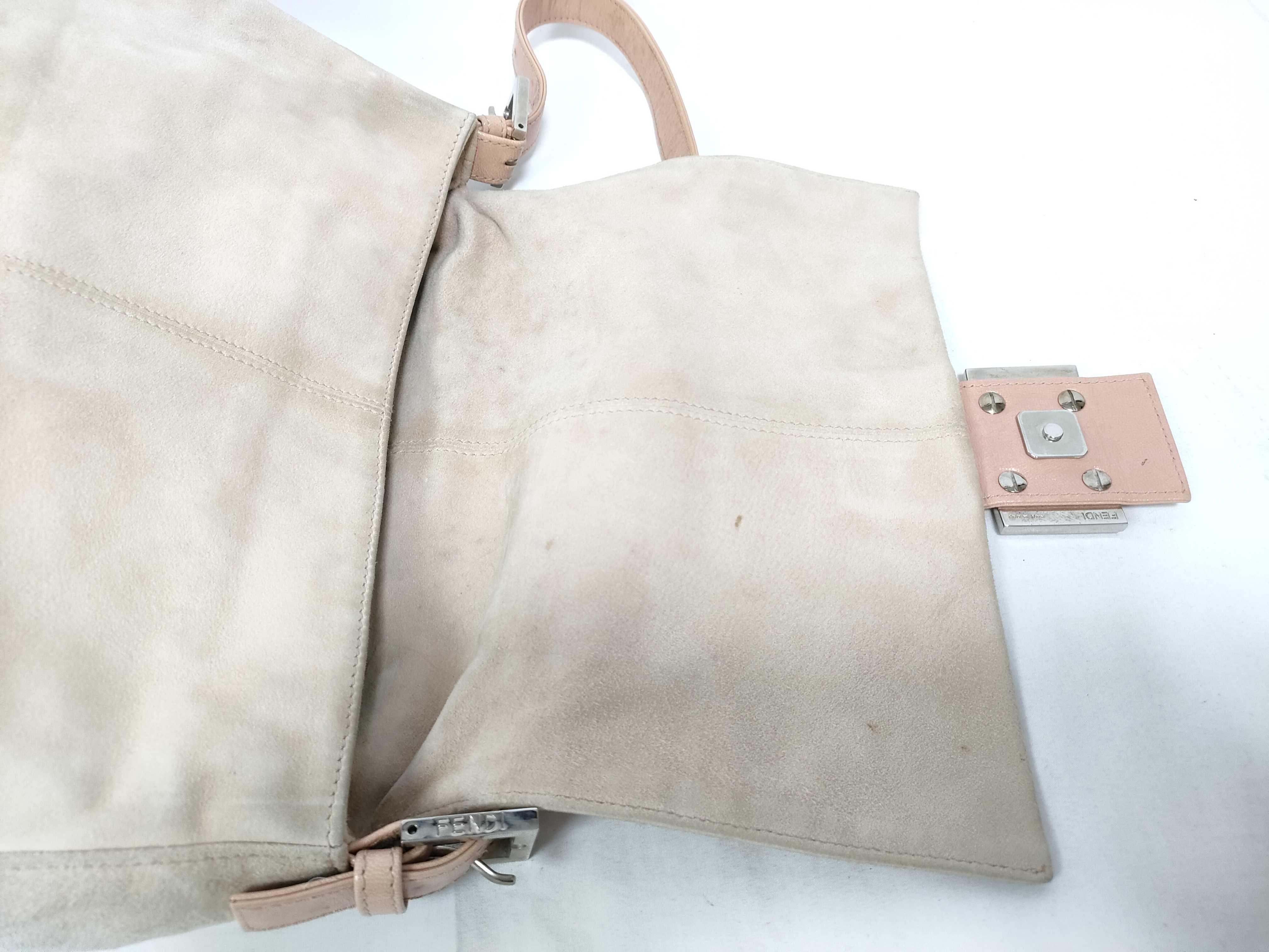 Mamma Bucket Suede Pink Shoulder Bag — view 13