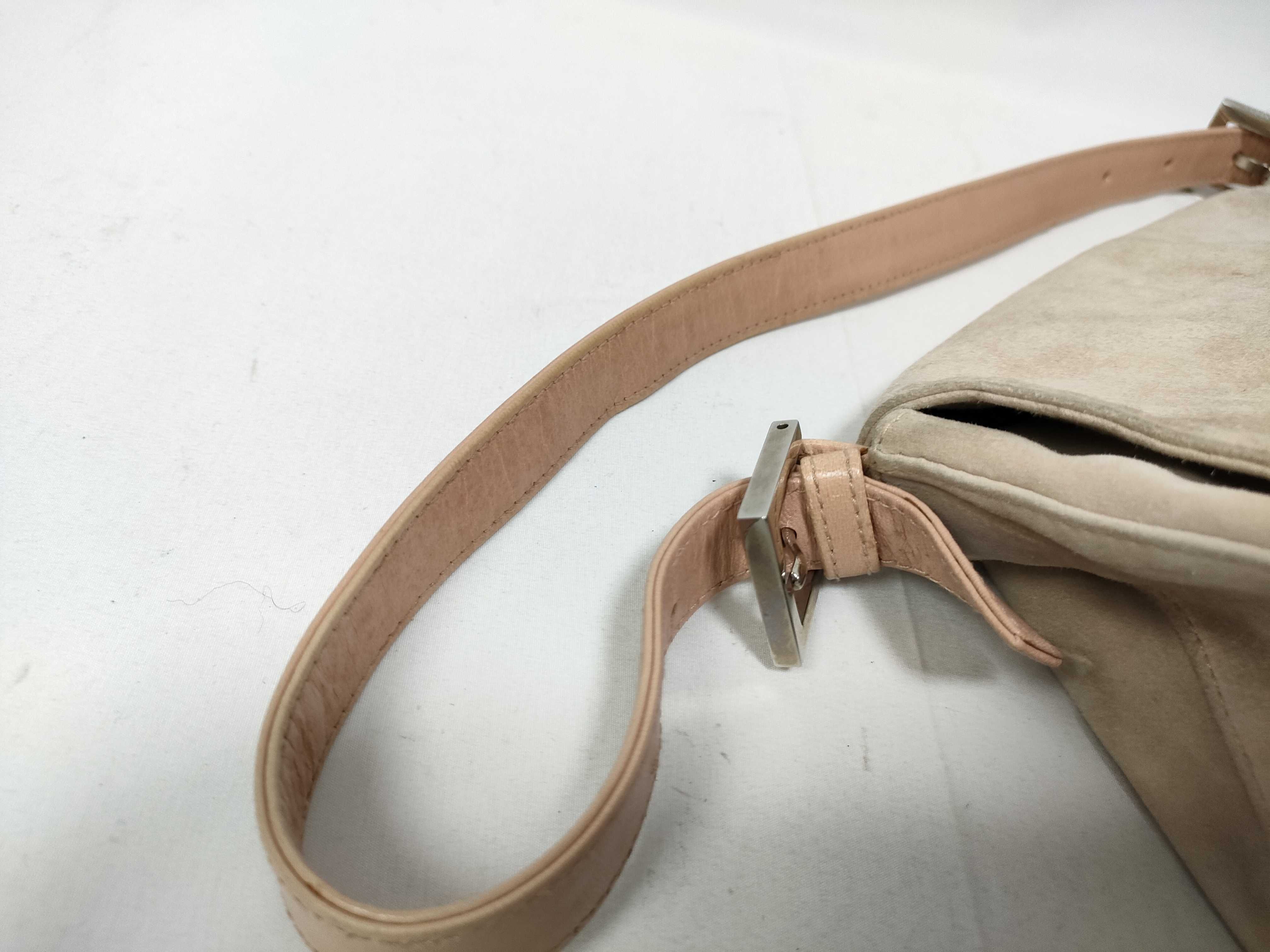 Mamma Bucket Suede Pink Shoulder Bag — view 7