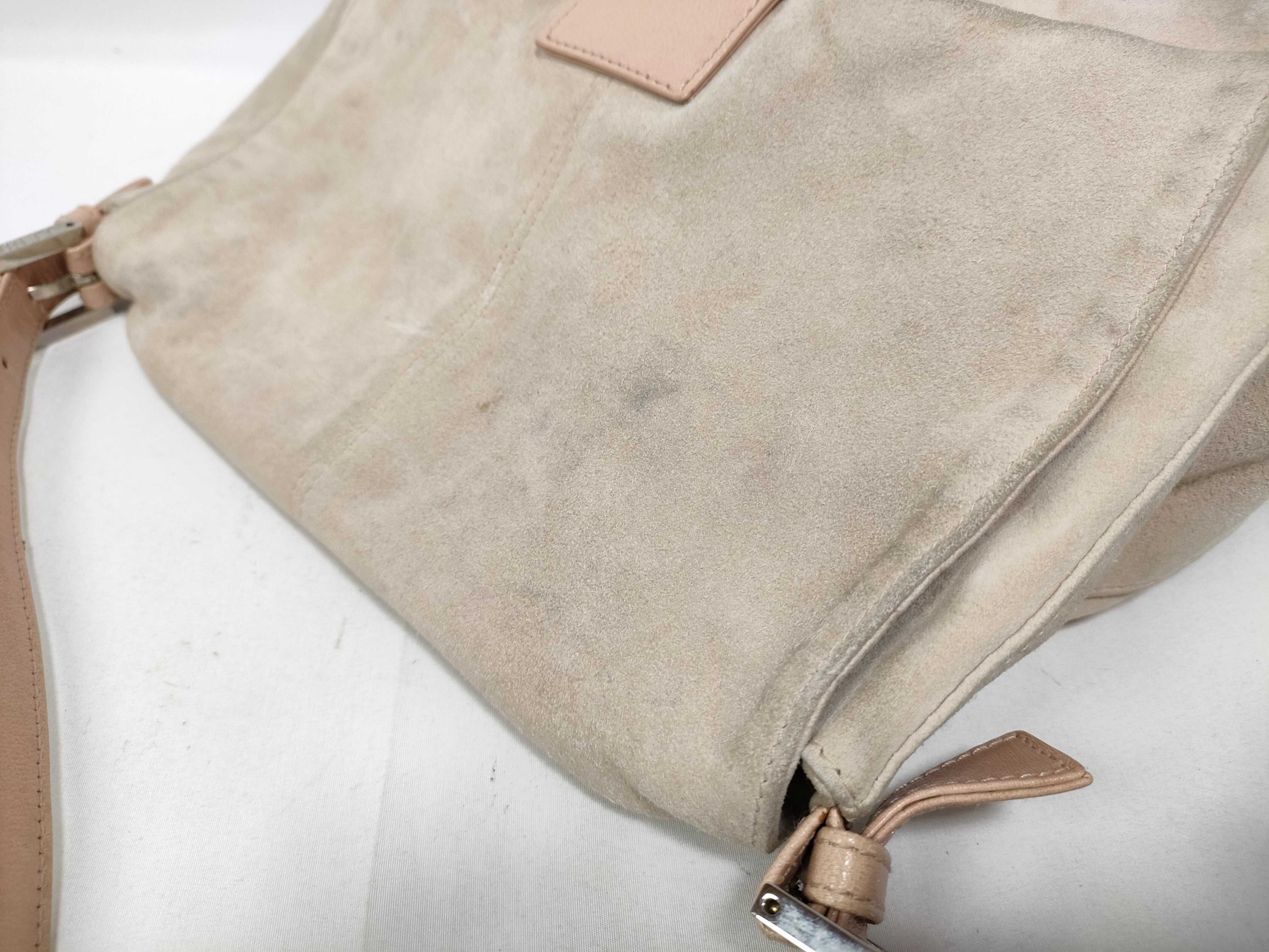 Mamma Bucket Suede Pink Shoulder Bag — view 9