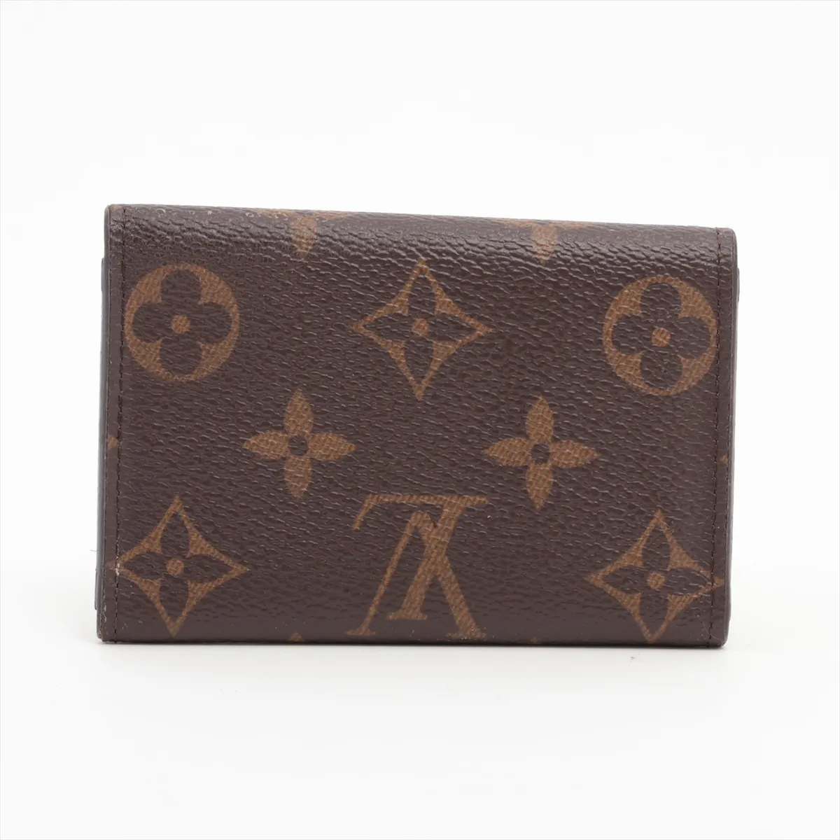Monogram Multicle 6 M62630 Brown Key Case with Initials RFID Reactive — view 2