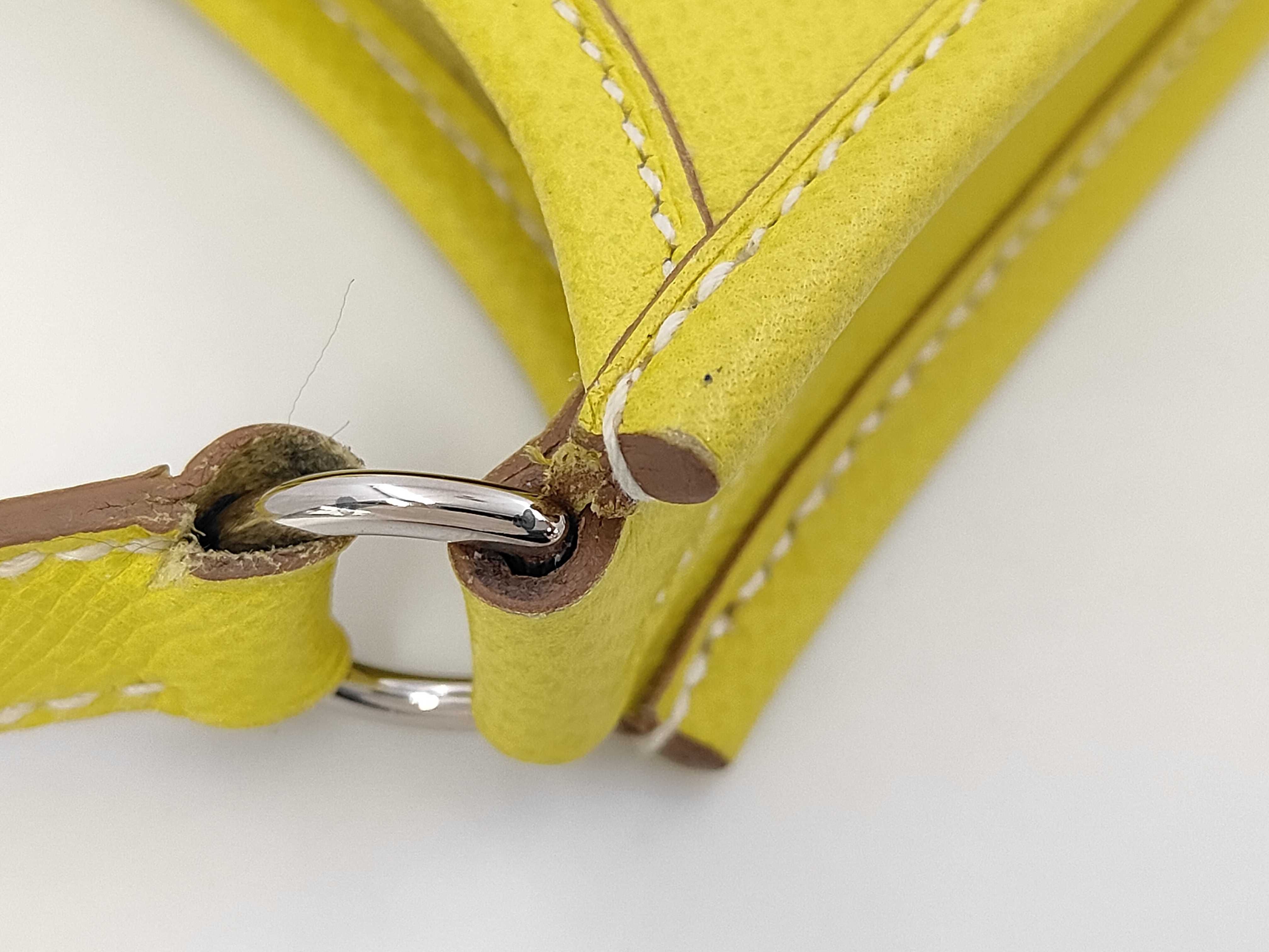 Evelyne TPM Veau Epsom Lime SS P stamp Shoulder Bag — view 12