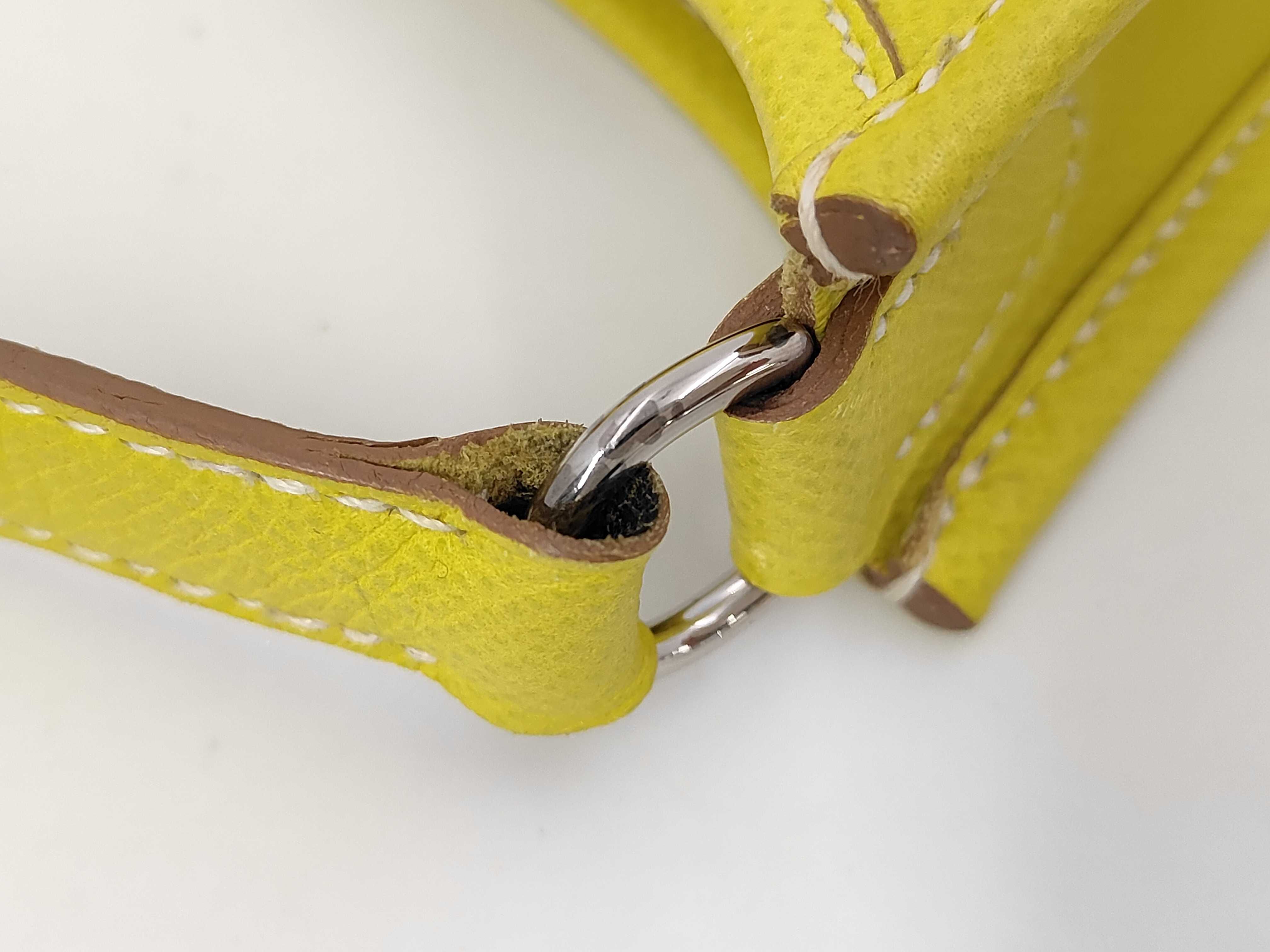 Evelyne TPM Veau Epsom Lime SS P stamp Shoulder Bag — view 7