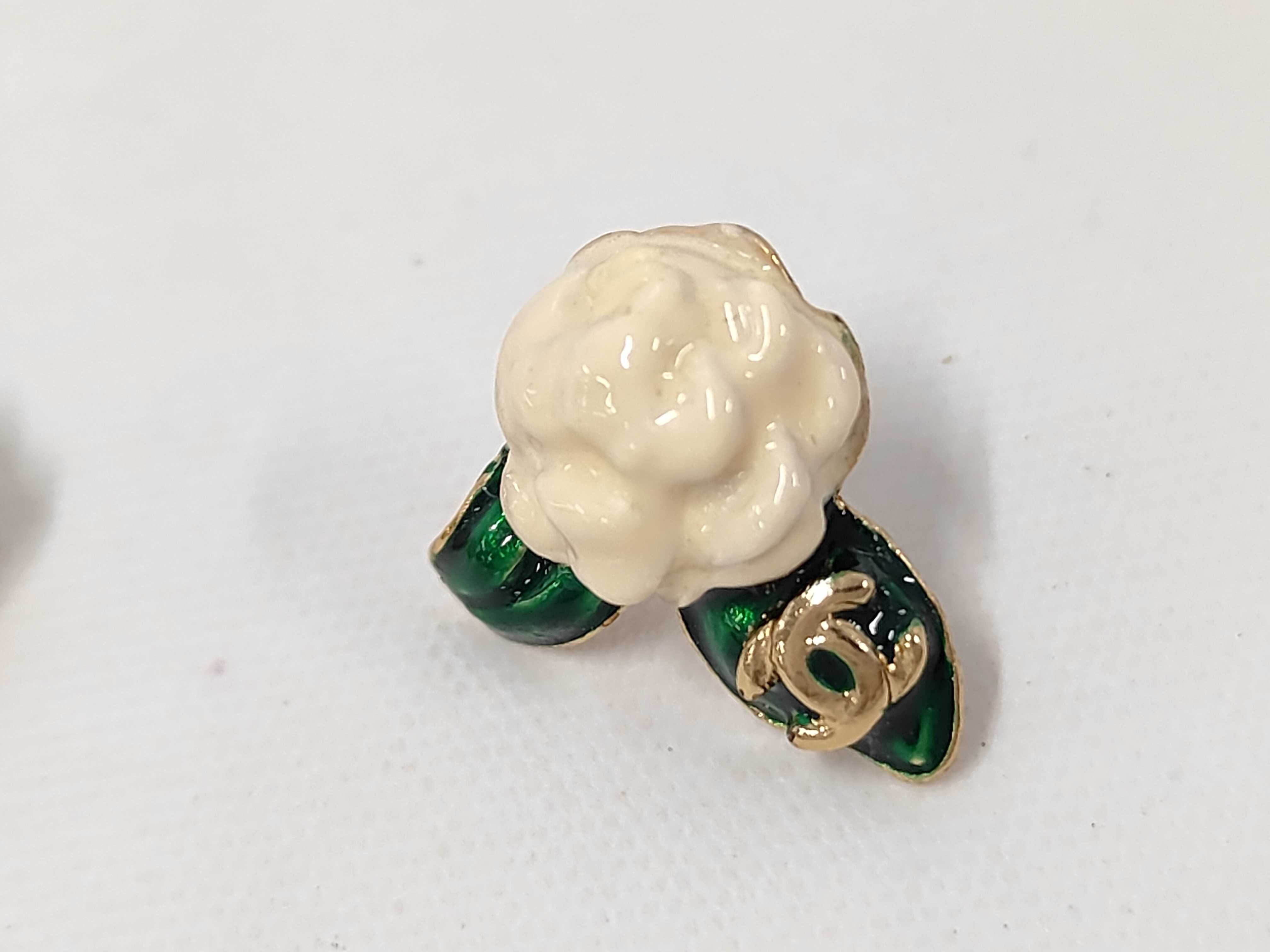 04A Earrings (Coco Mark Camellia) Earrings — view 7