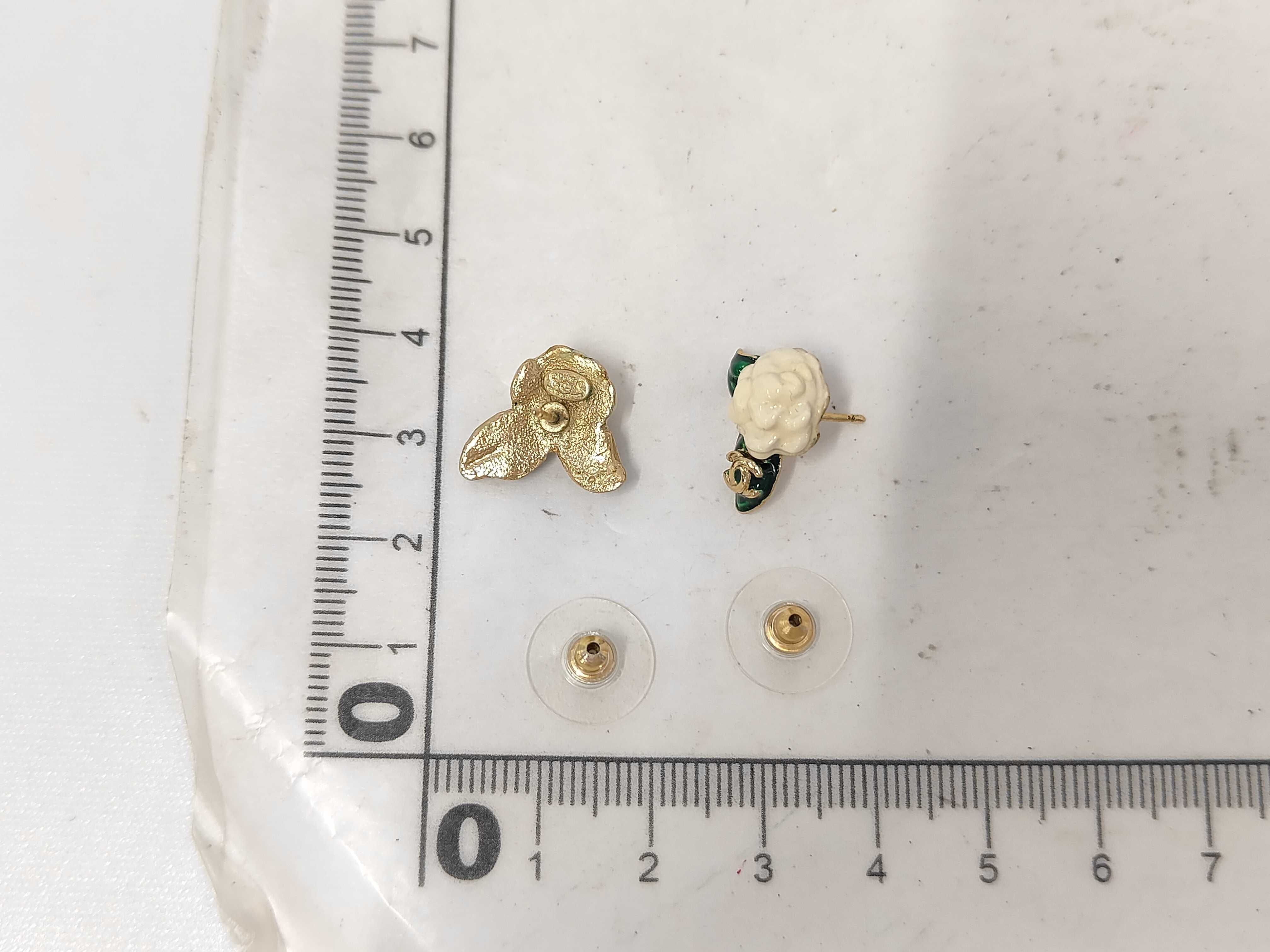04A Earrings (Coco Mark Camellia) Earrings — view 9