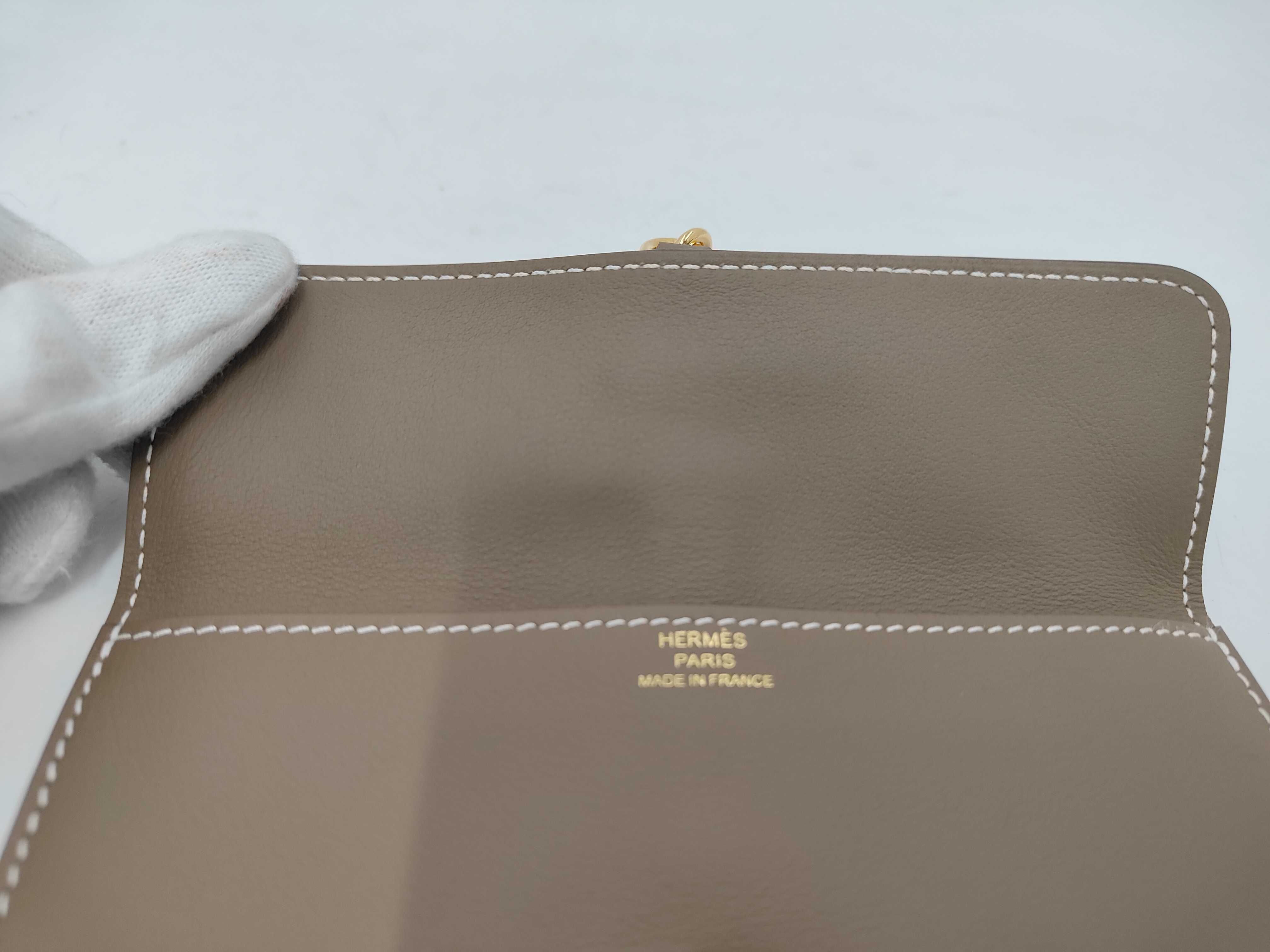 Glenant To Go Bag, K stamp, Etoupe, Gold hardware, Size 50 — view 8
