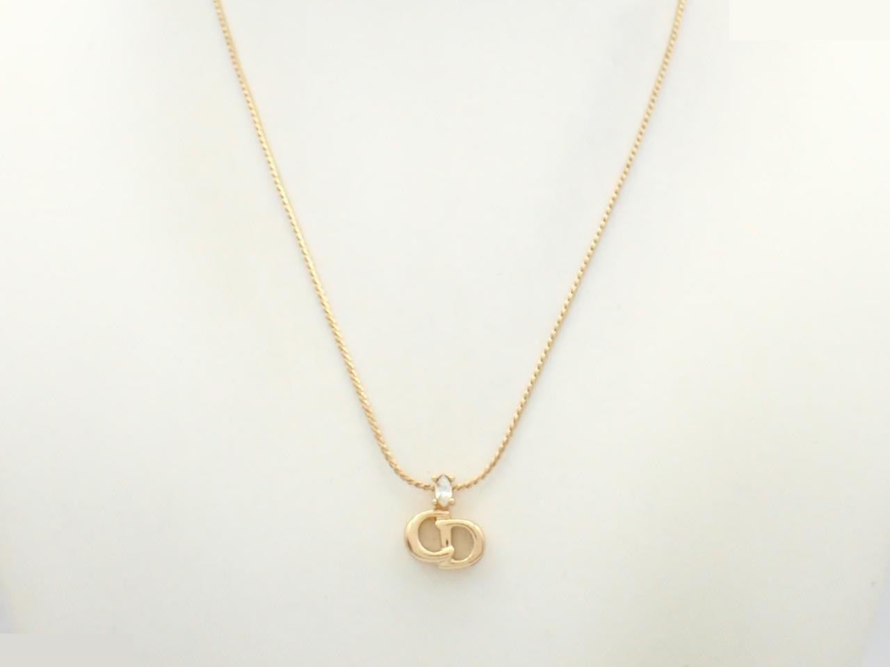 Gold necklace, chain approximately 40cm — view 3