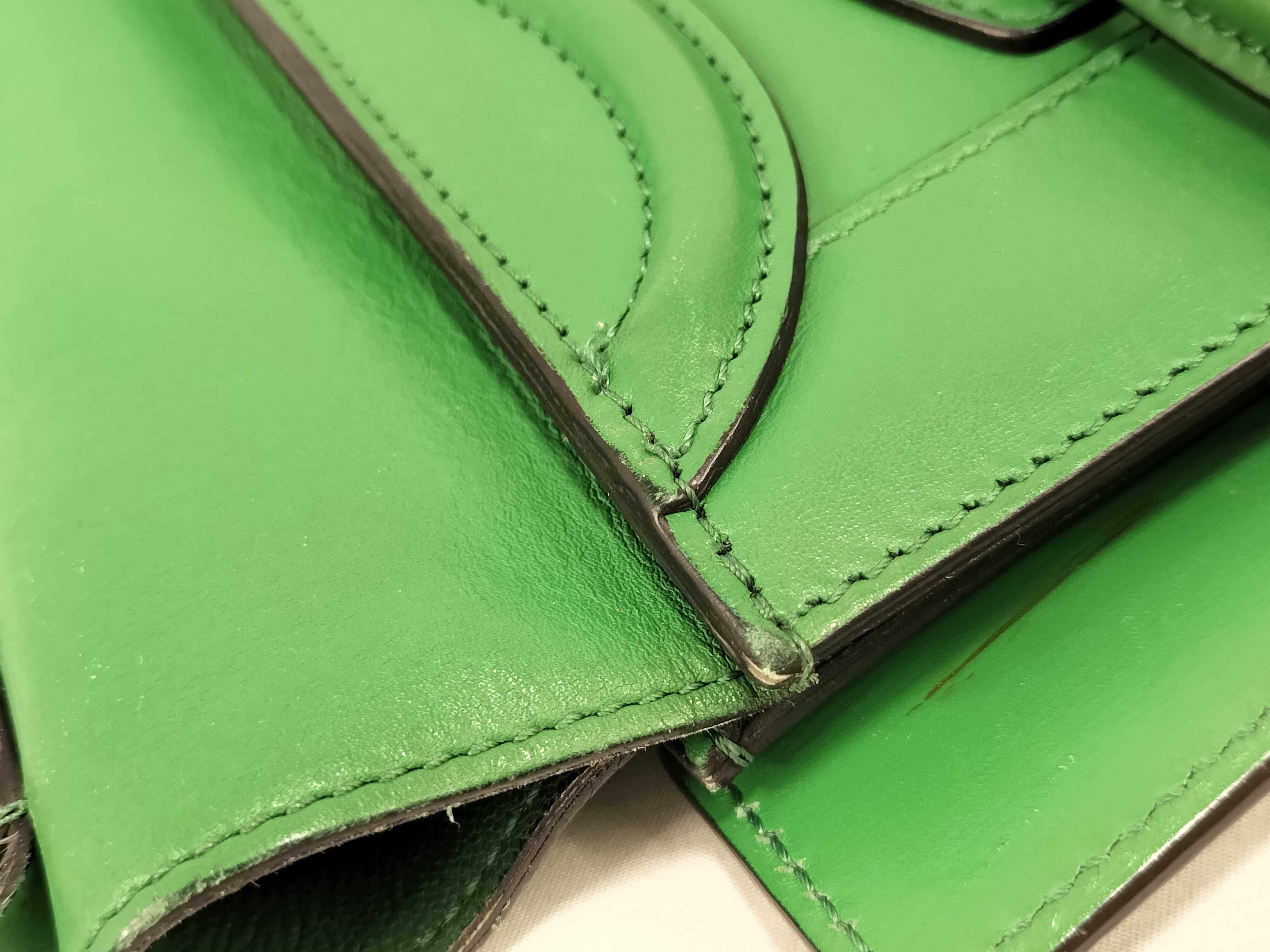 Luggage 2-Way Bag with Long Strap, Green Handbag — view 15