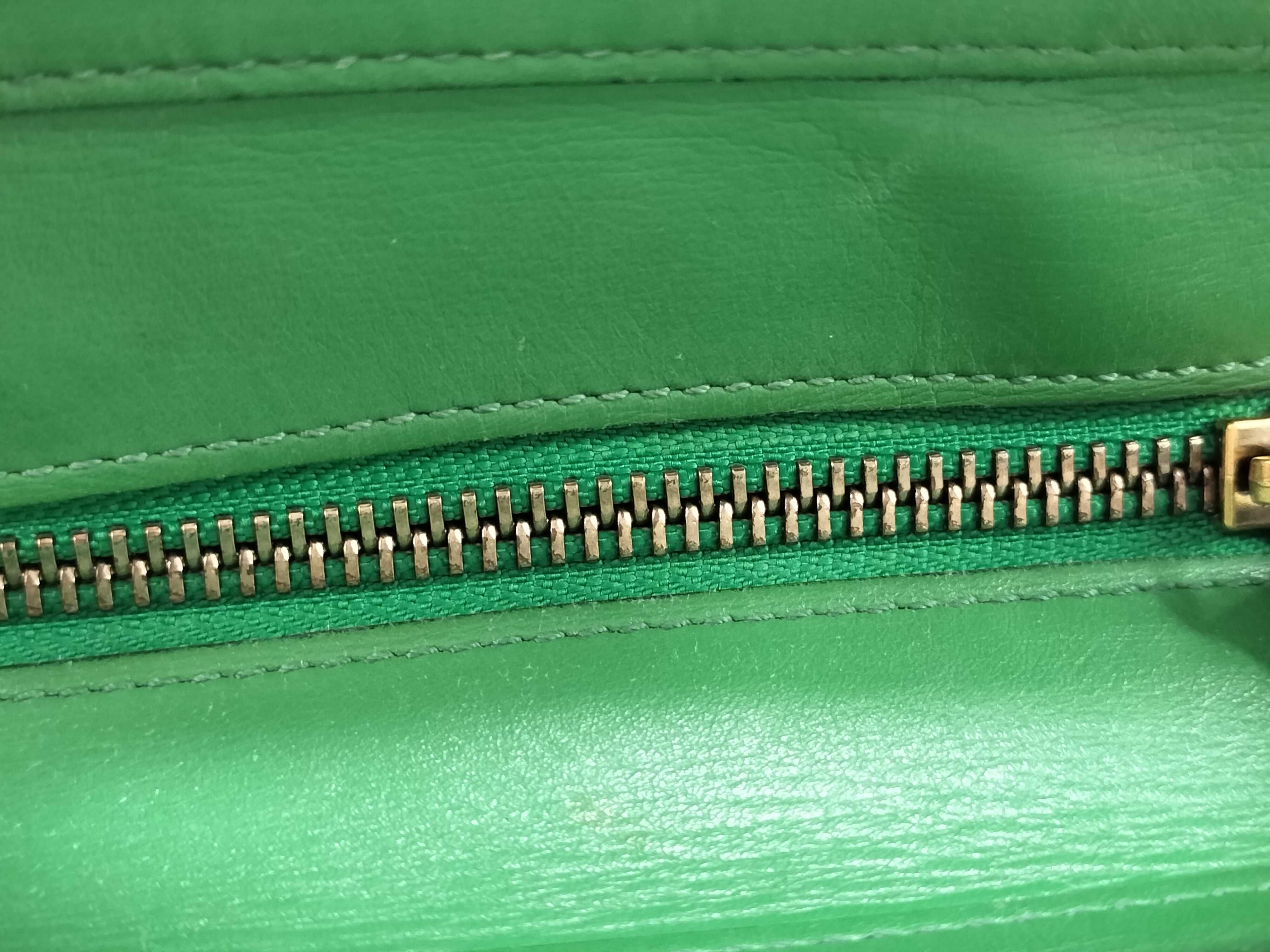 Luggage 2-Way Bag with Long Strap, Green Handbag — view 6
