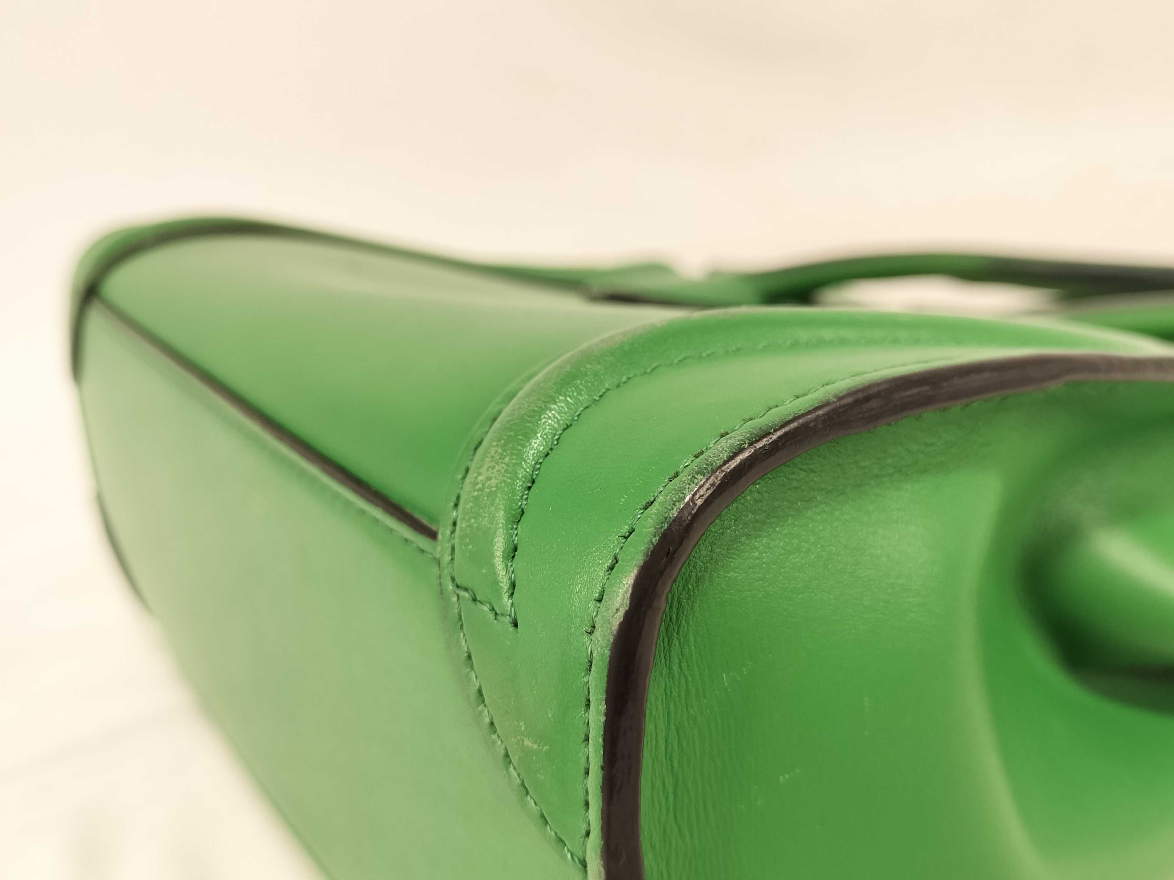Luggage 2-Way Bag with Long Strap, Green Handbag — view 7