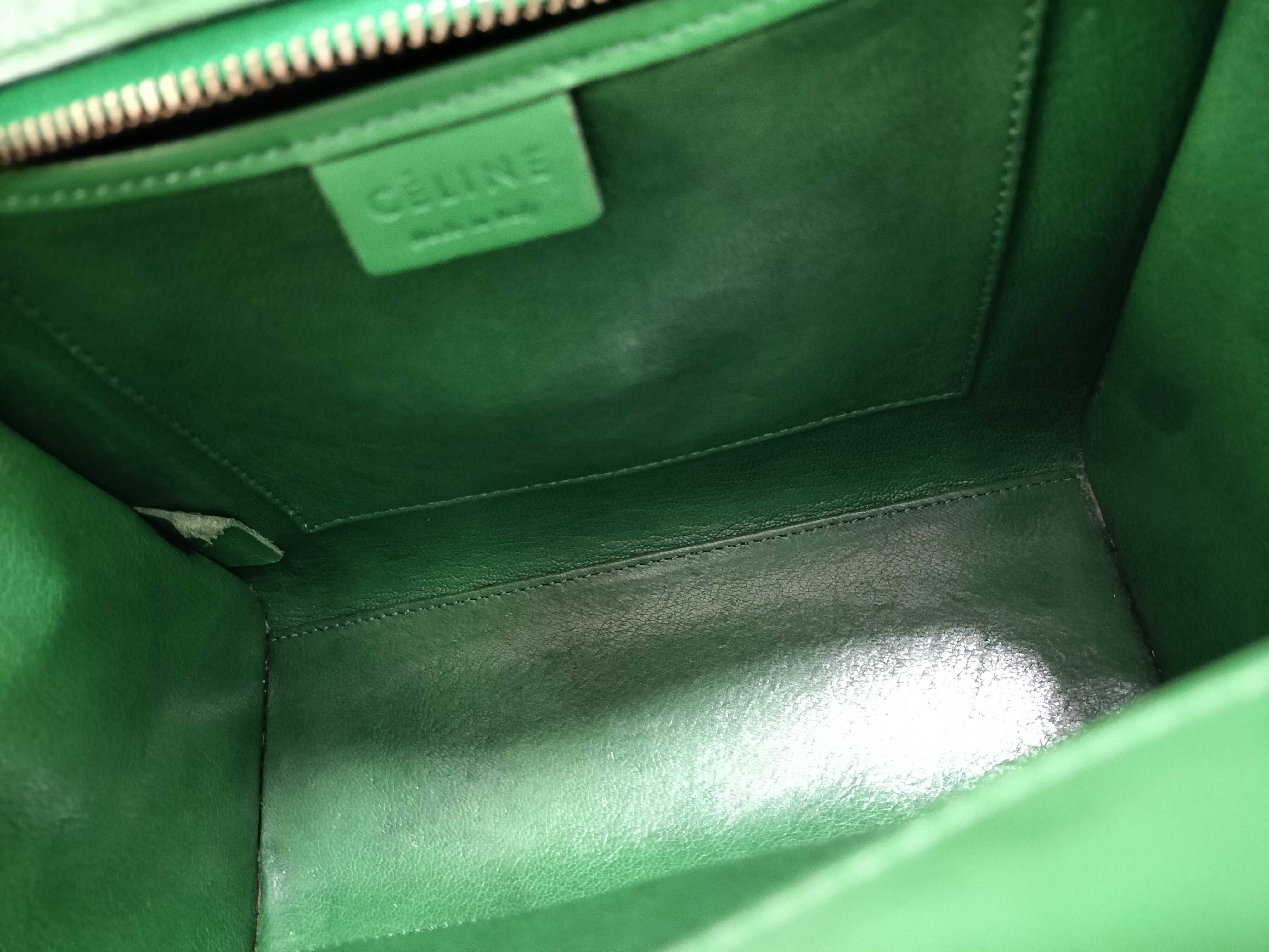Luggage 2-Way Bag with Long Strap, Green Handbag — view 10
