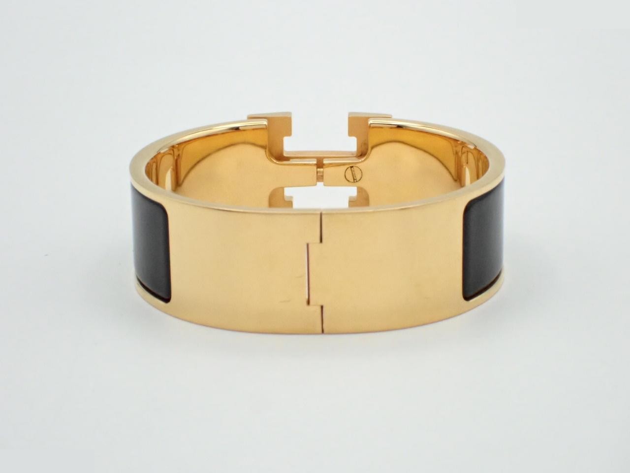 Bracelet, "Click H", Black, Wrist circumference approximately 16cm — view 2