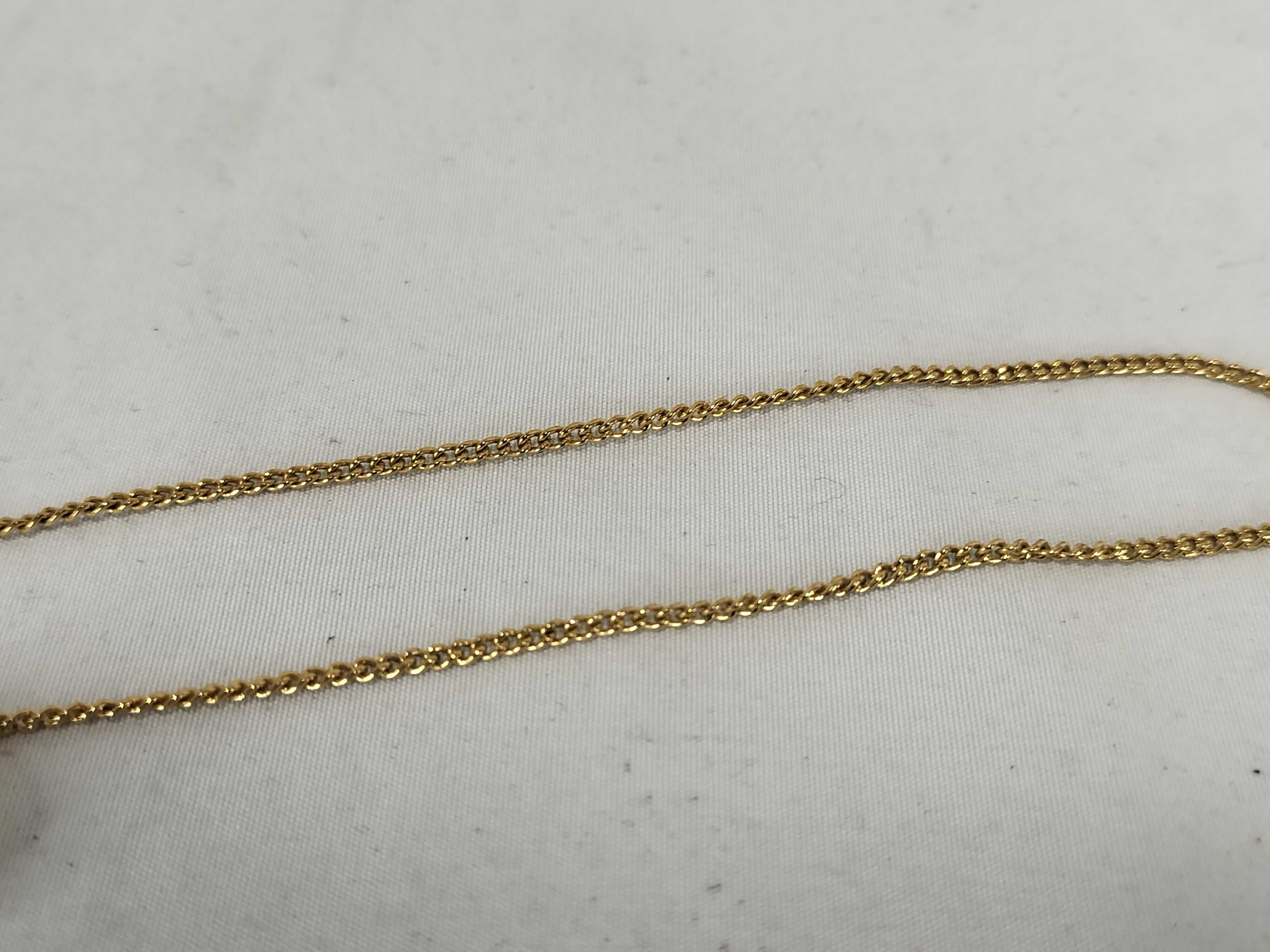 Necklace, Light Stone, GP Gold Necklace — view 10