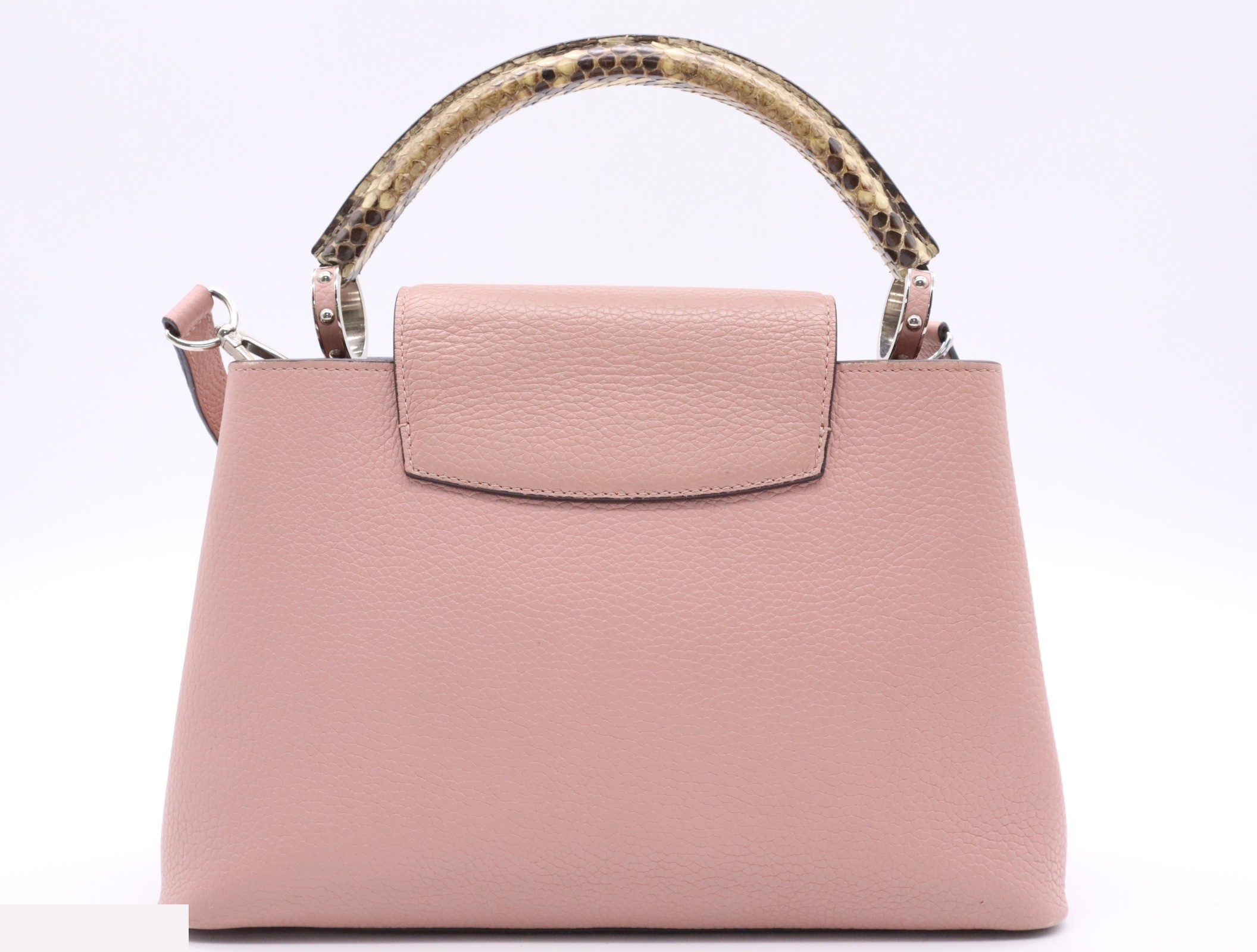 Capucines PM Magnolia (with shoulder strap, dust bag, and box) — view 2