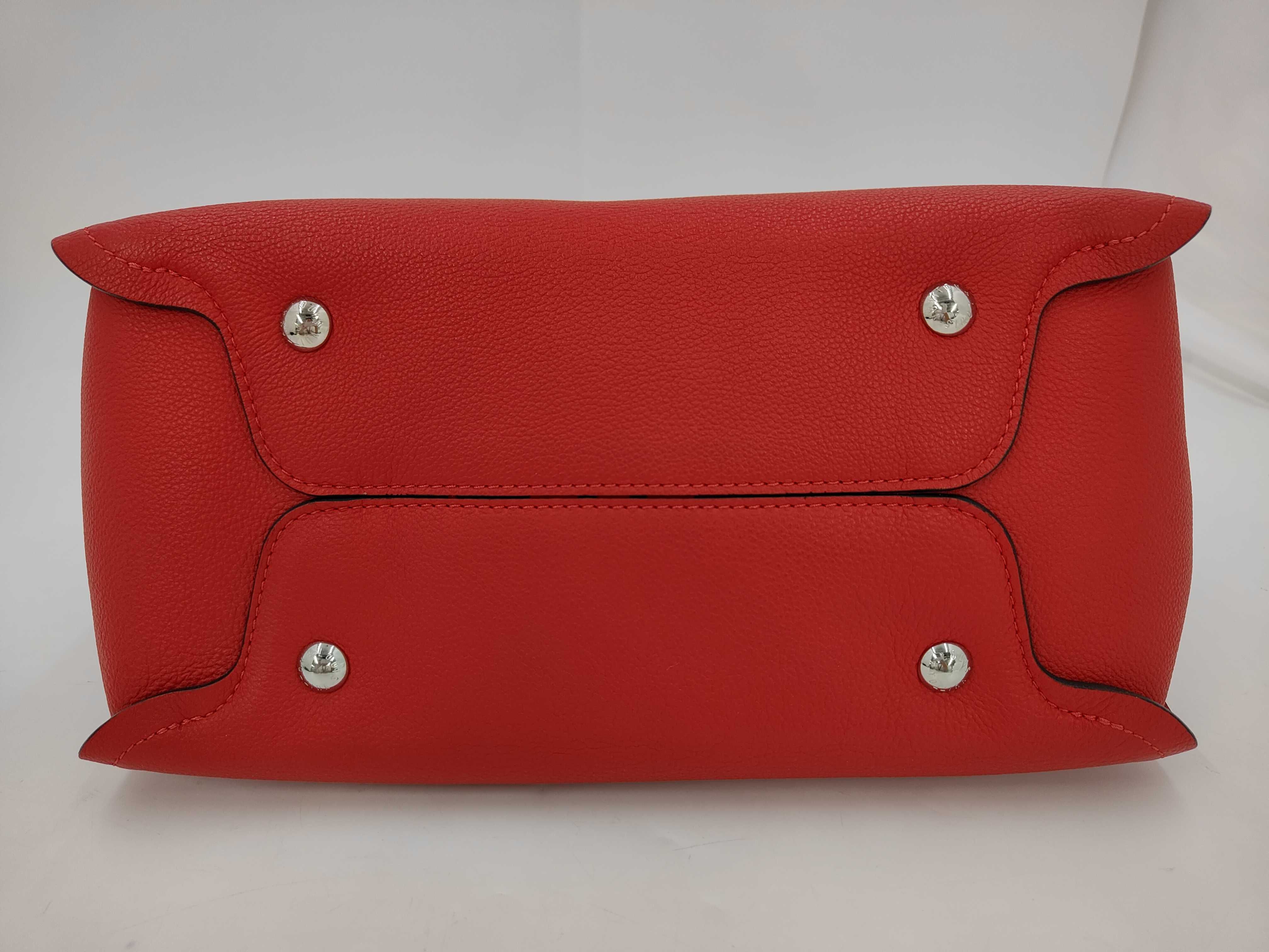Tournon Red Calf Leather Medium Handbag — view 3