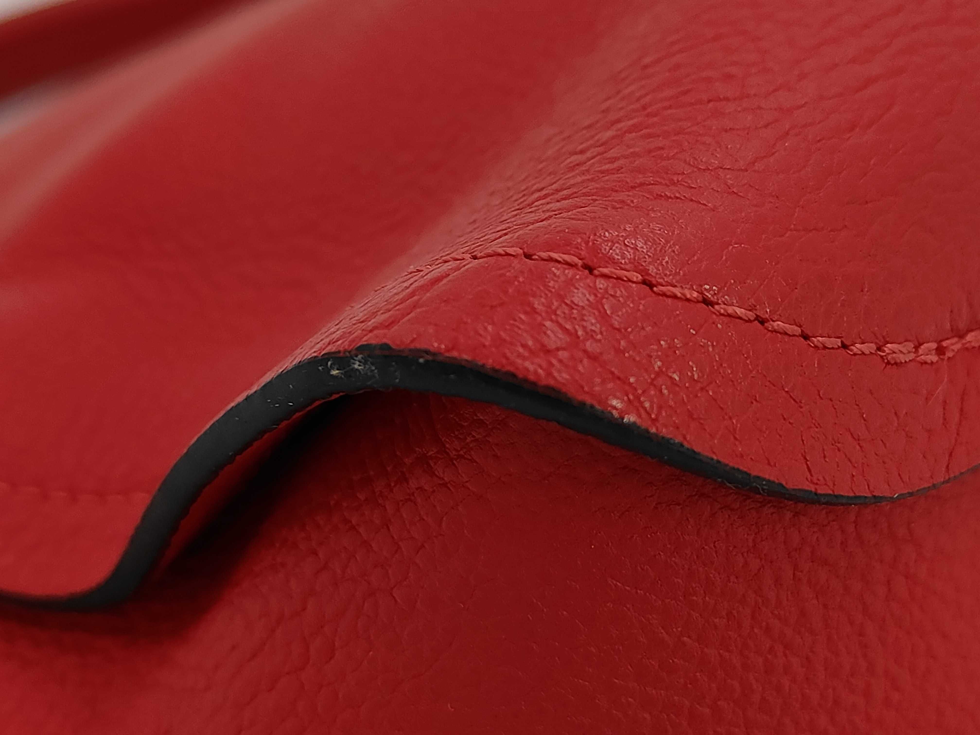 Tournon Red Calf Leather Medium Handbag — view 4