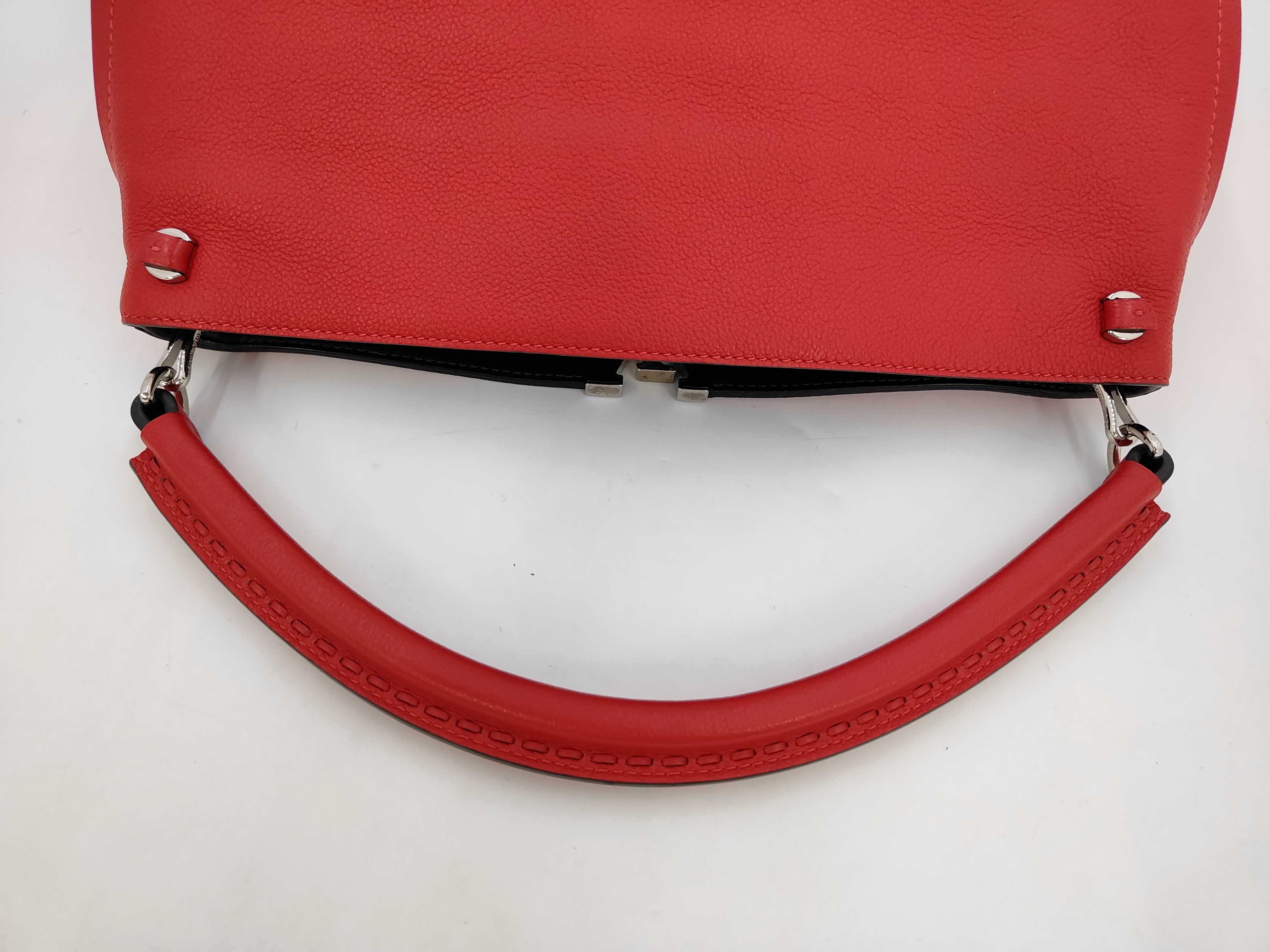 Tournon Red Calf Leather Medium Handbag — view 5