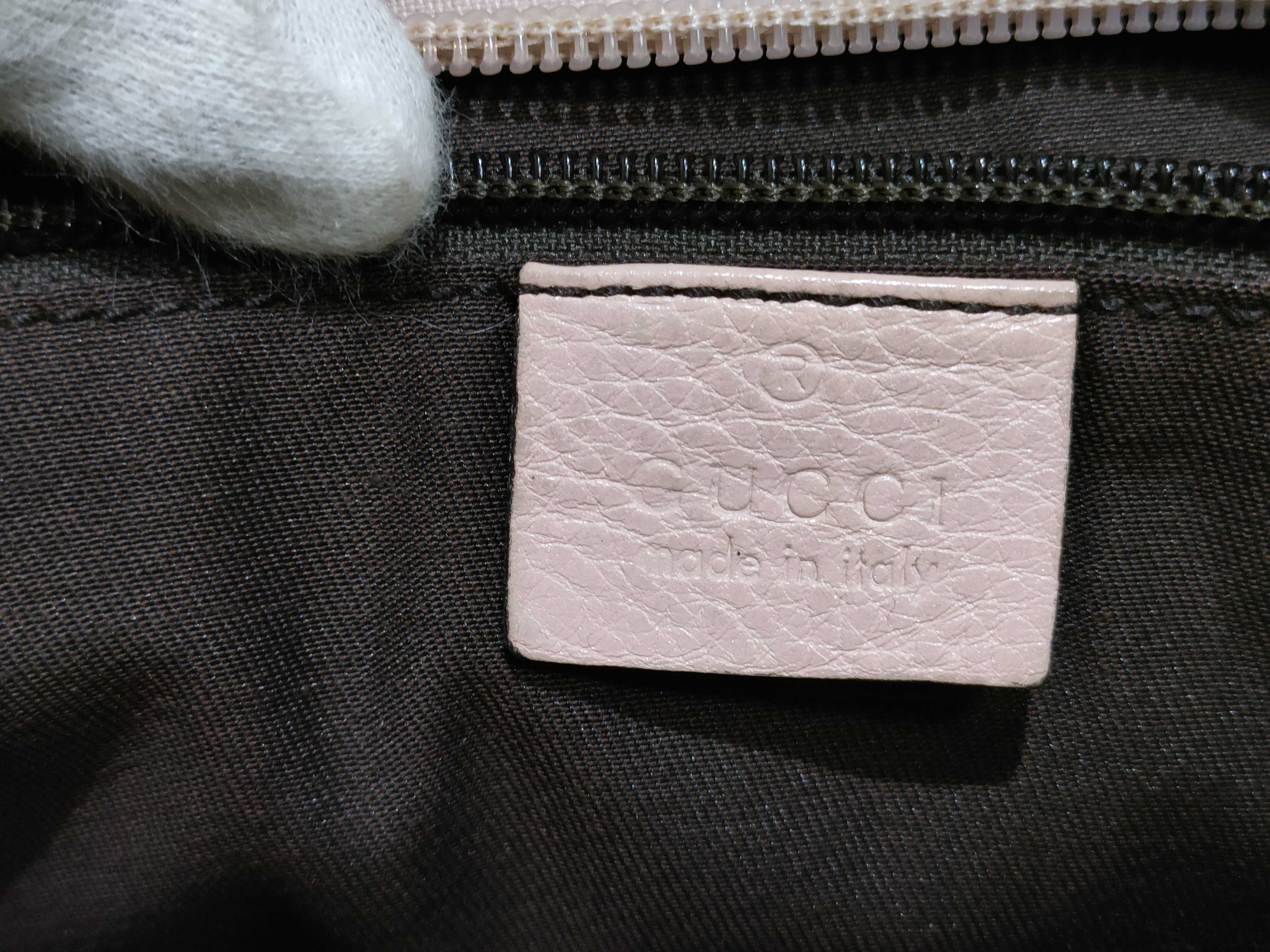 GG Canvas Shoulder Bag, Sherry Blue/Pink — view 11