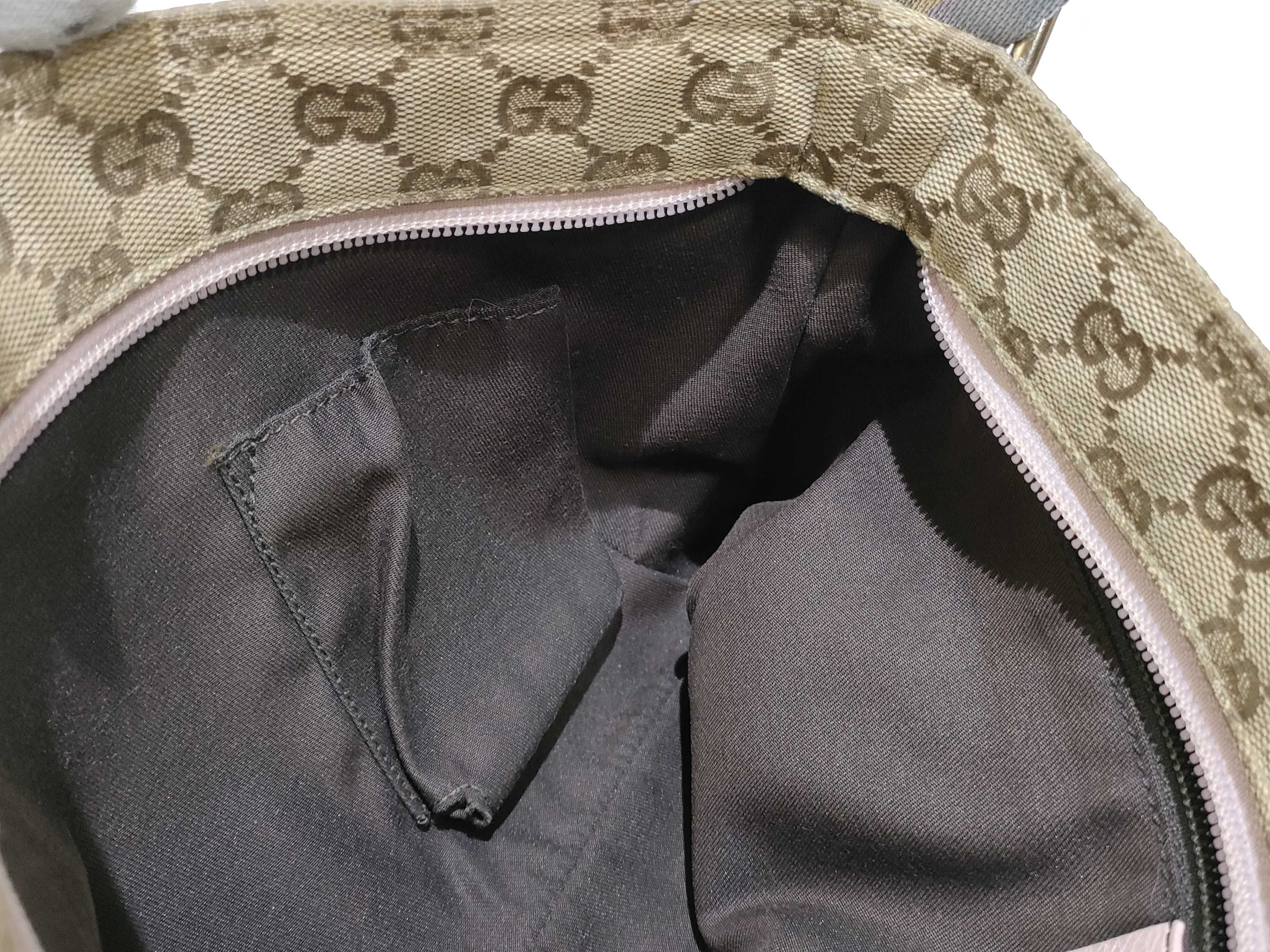 GG Canvas Shoulder Bag, Sherry Blue/Pink — view 12