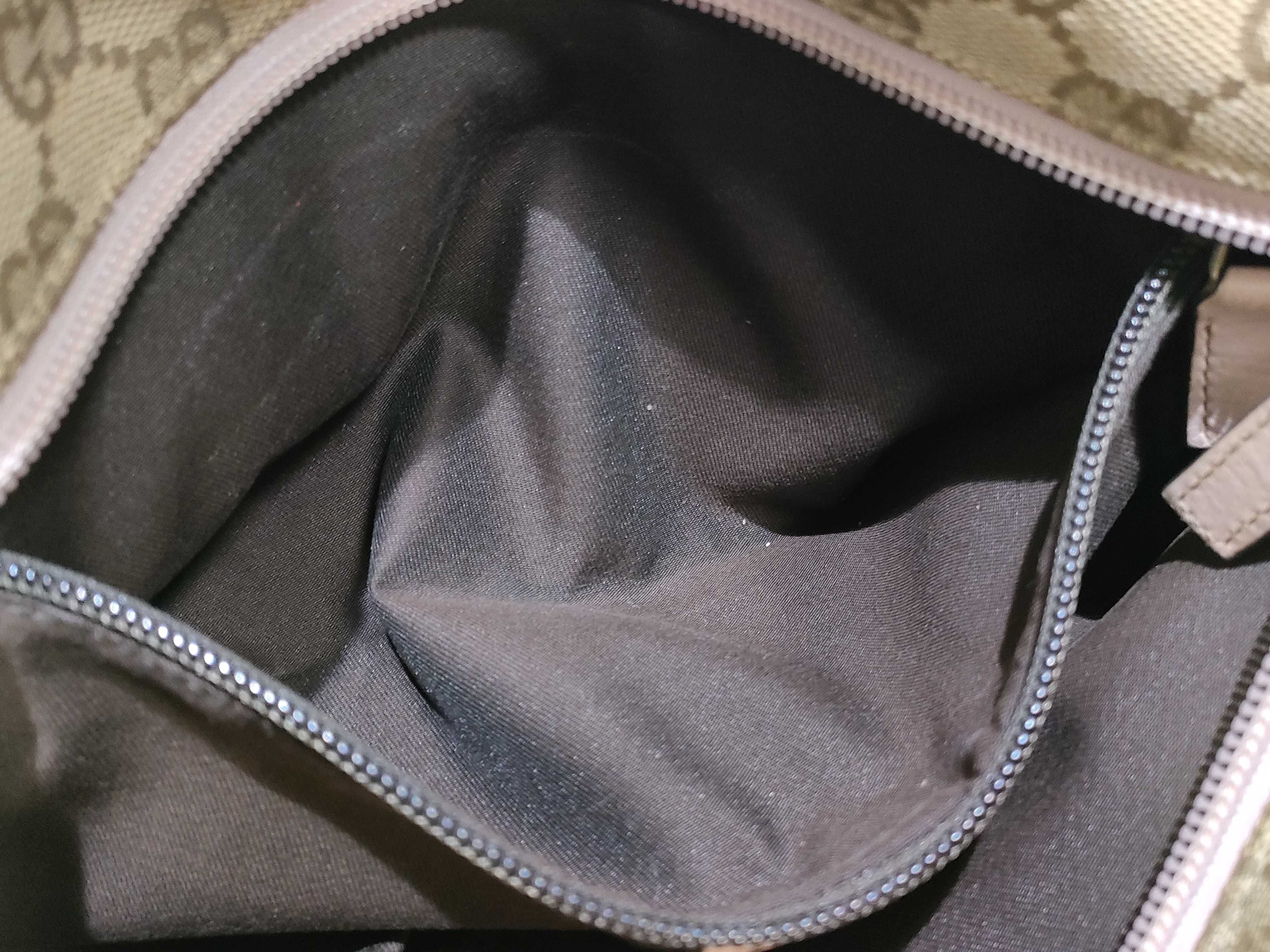 GG Canvas Shoulder Bag, Sherry Blue/Pink — view 10