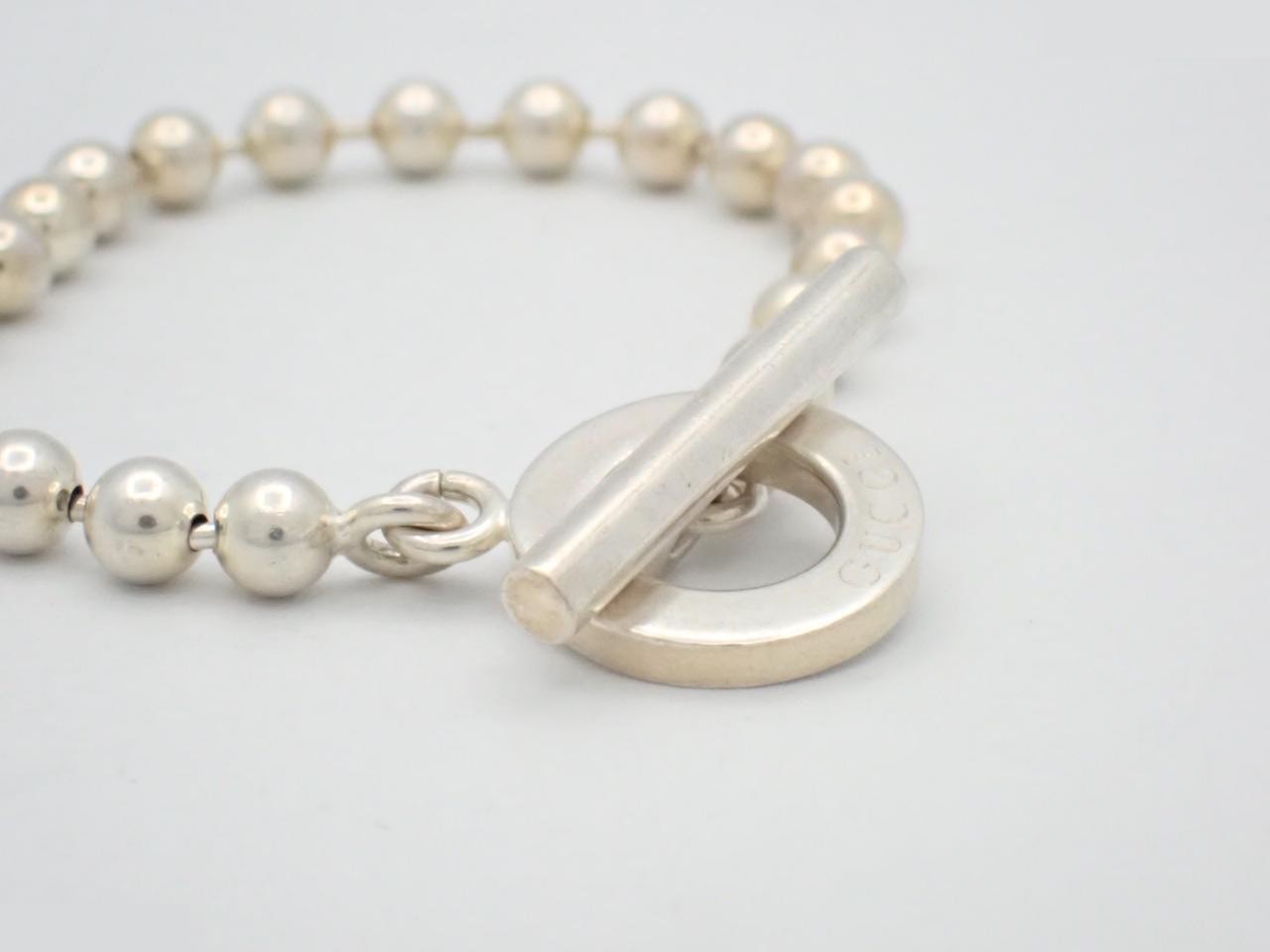 Ball chain bracelet, wrist circumference approximately 17cm, 925 sterling silver, 15.2g — view 3
