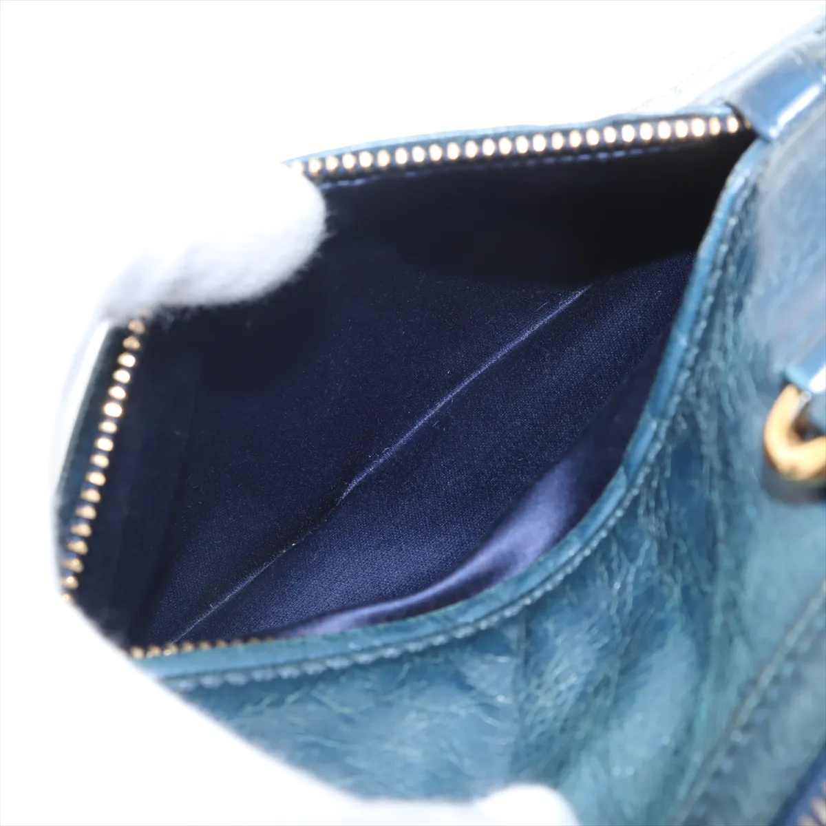 Leather 2WAY Handbag Blue — view 11