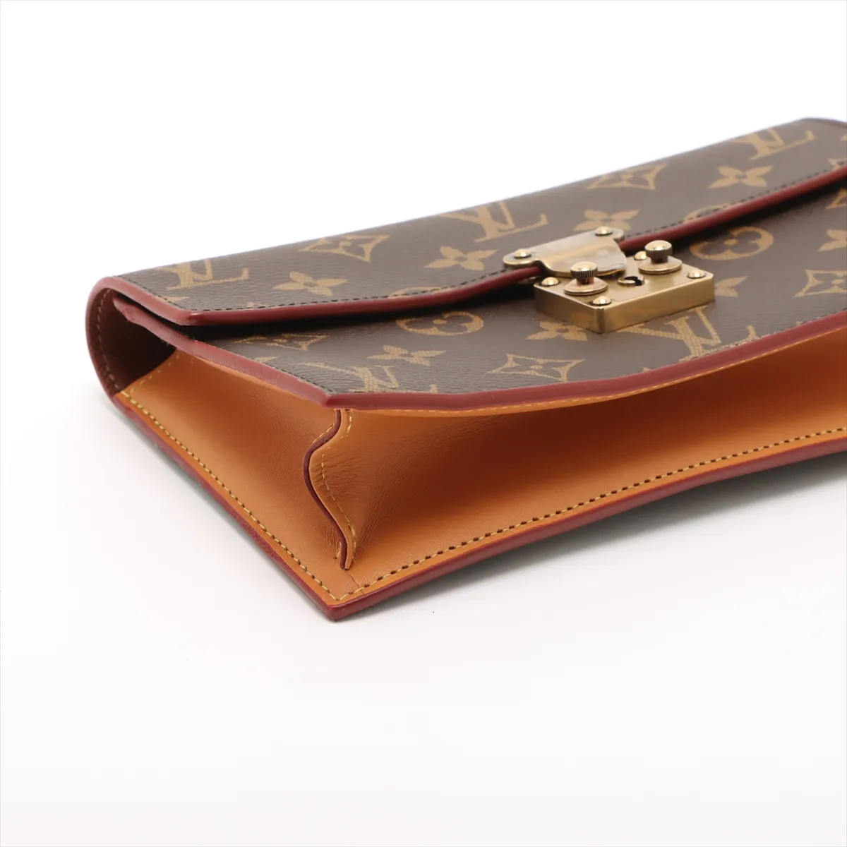 Monogram S-Lock Belt Pouch PM M44667 SP2159 Brown — view 4