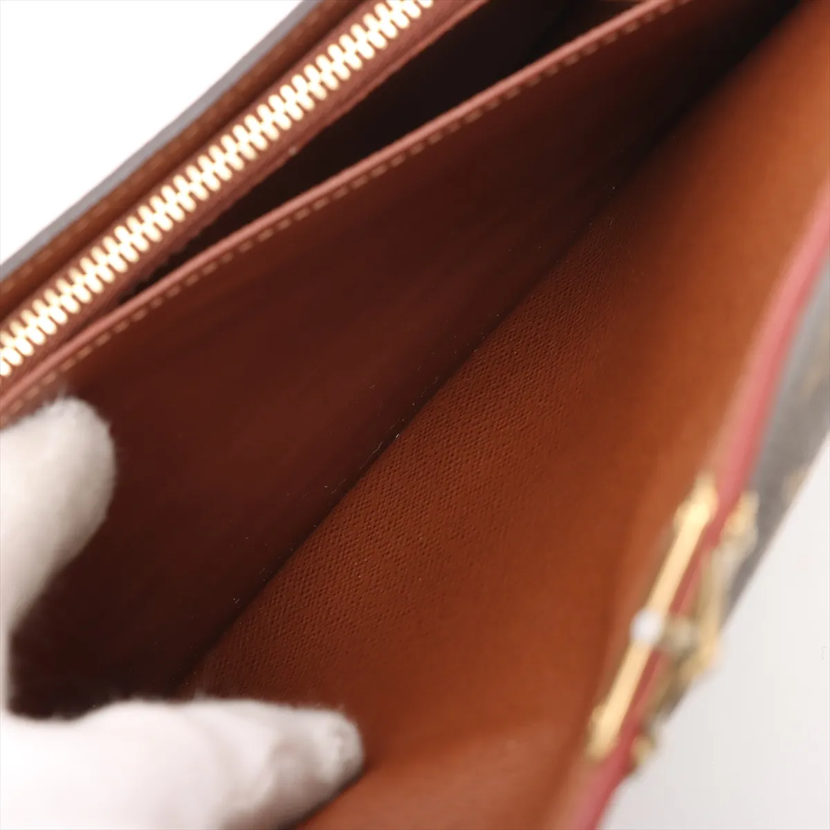 Monogram S-Lock Belt Pouch PM M44667 SP2159 Brown — view 7
