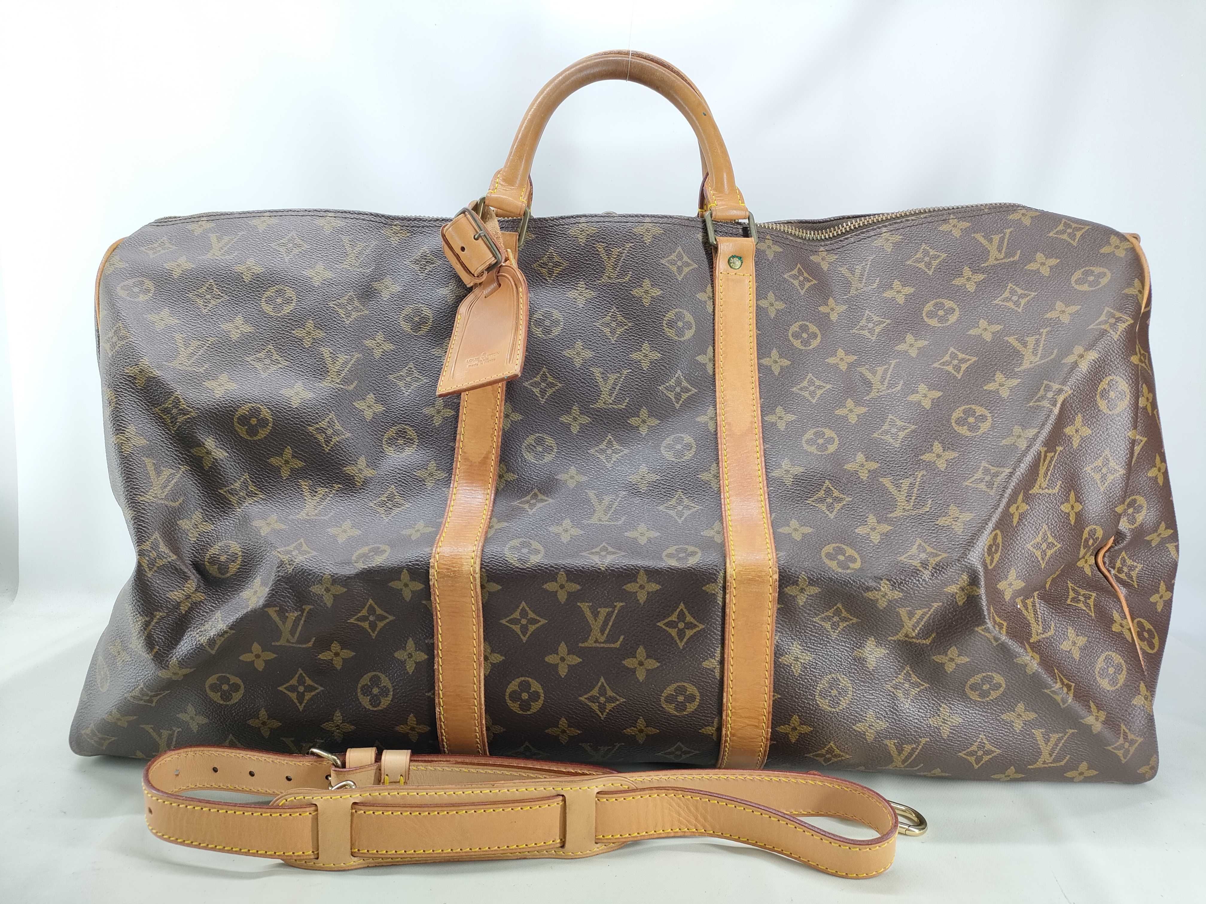 Monogram M41412 Keepall Bandoulière 60 Boston Bag