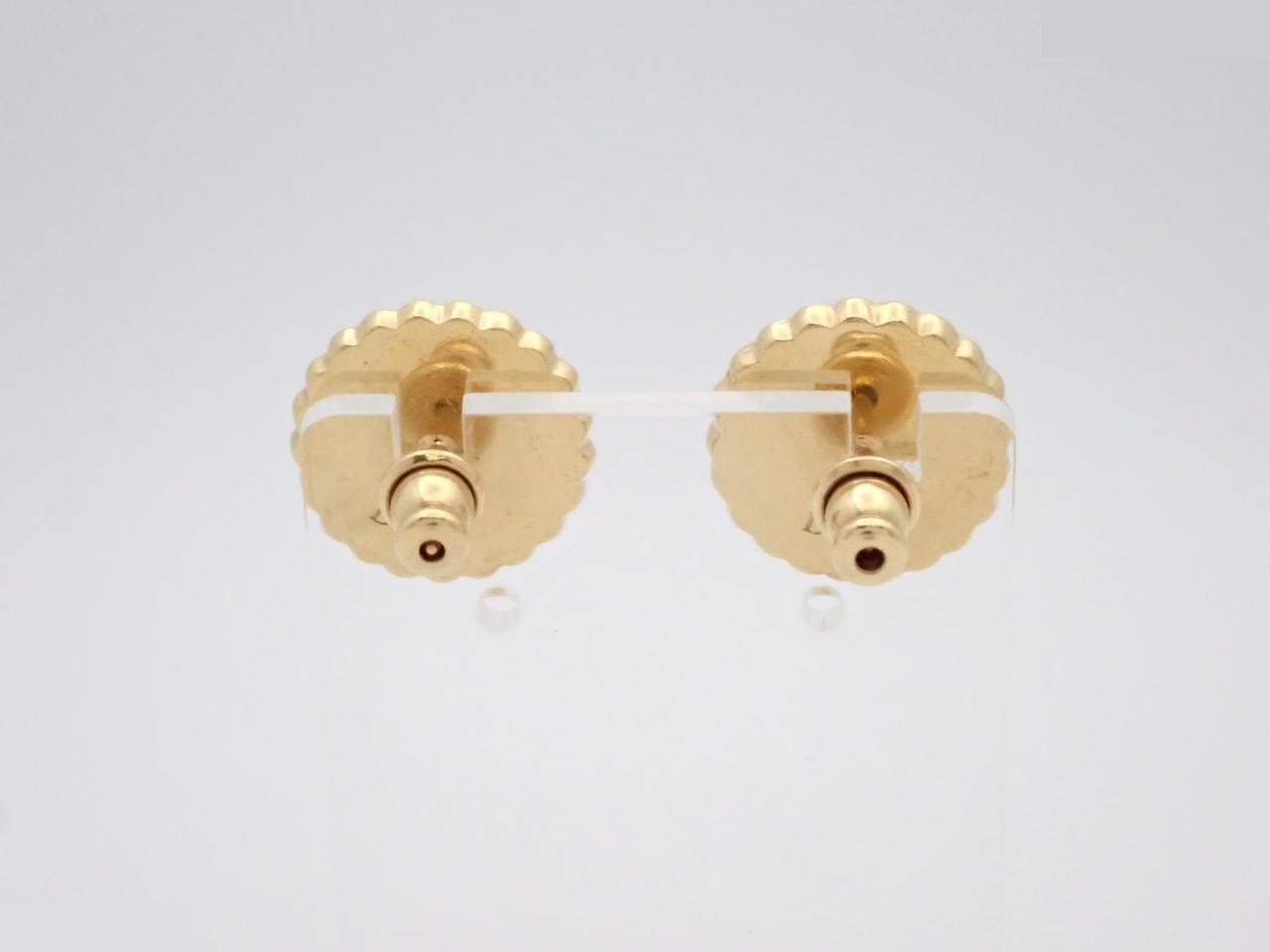 Gold earrings — view 2